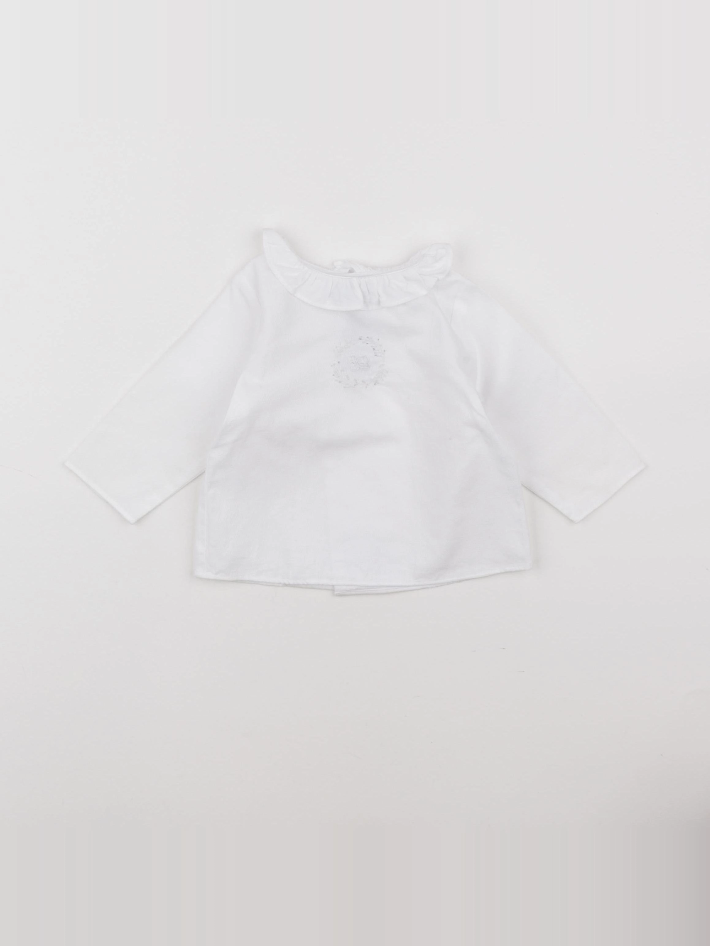 Jacadi - blouse blanc - 6 mois