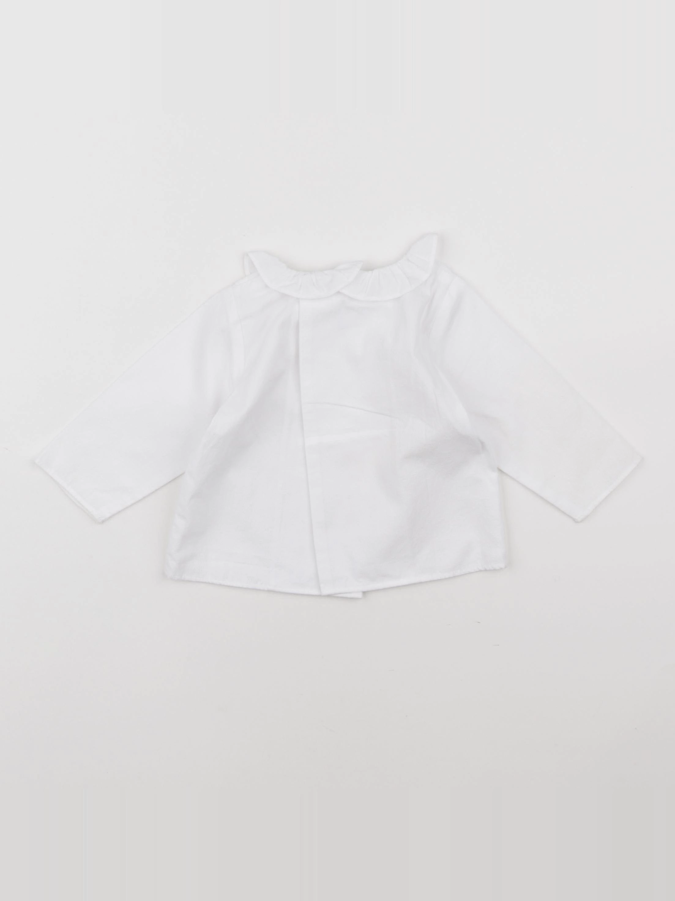 Jacadi - blouse blanc - 6 mois