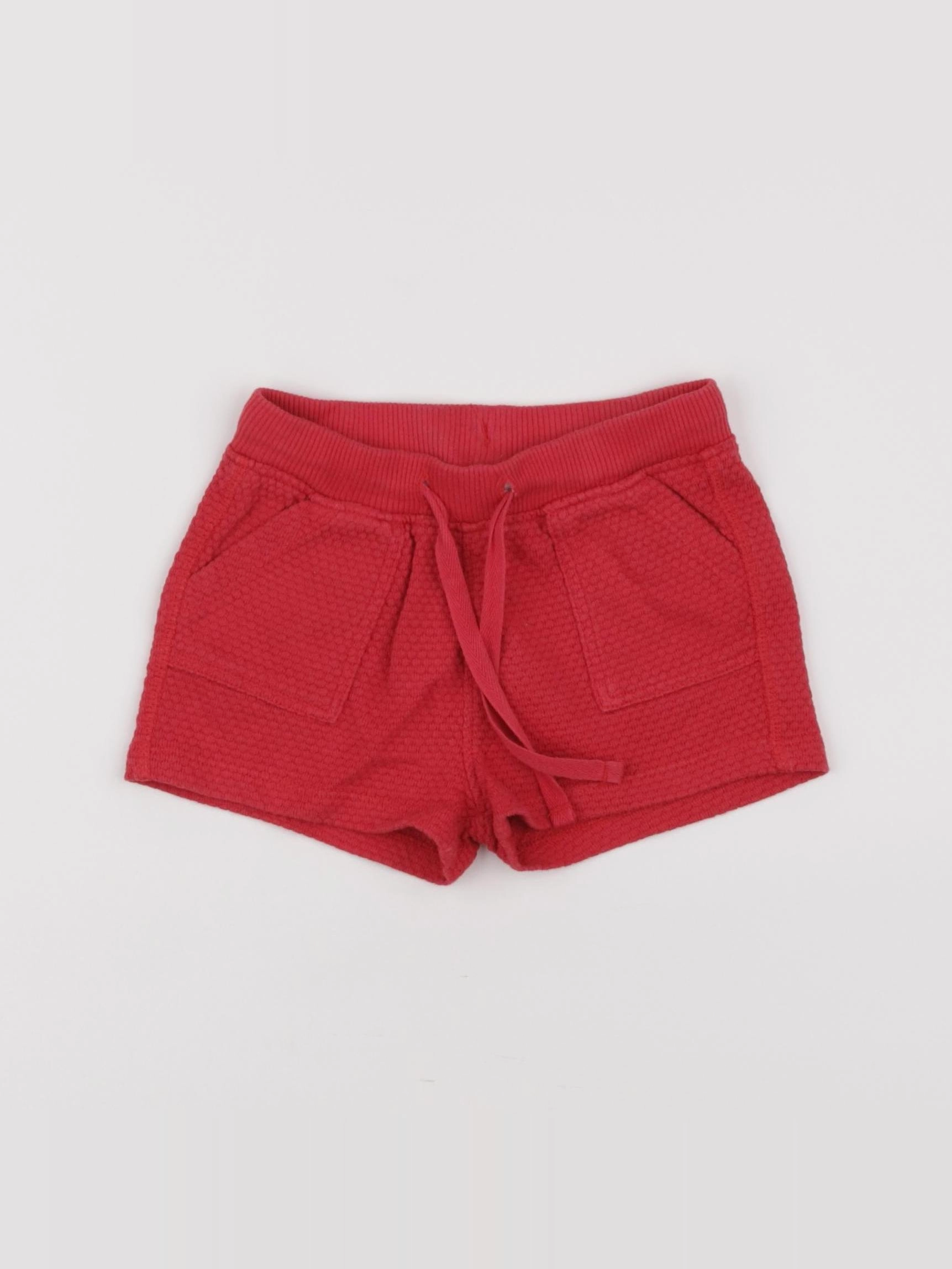 Boutchou - short rouge - 12 mois