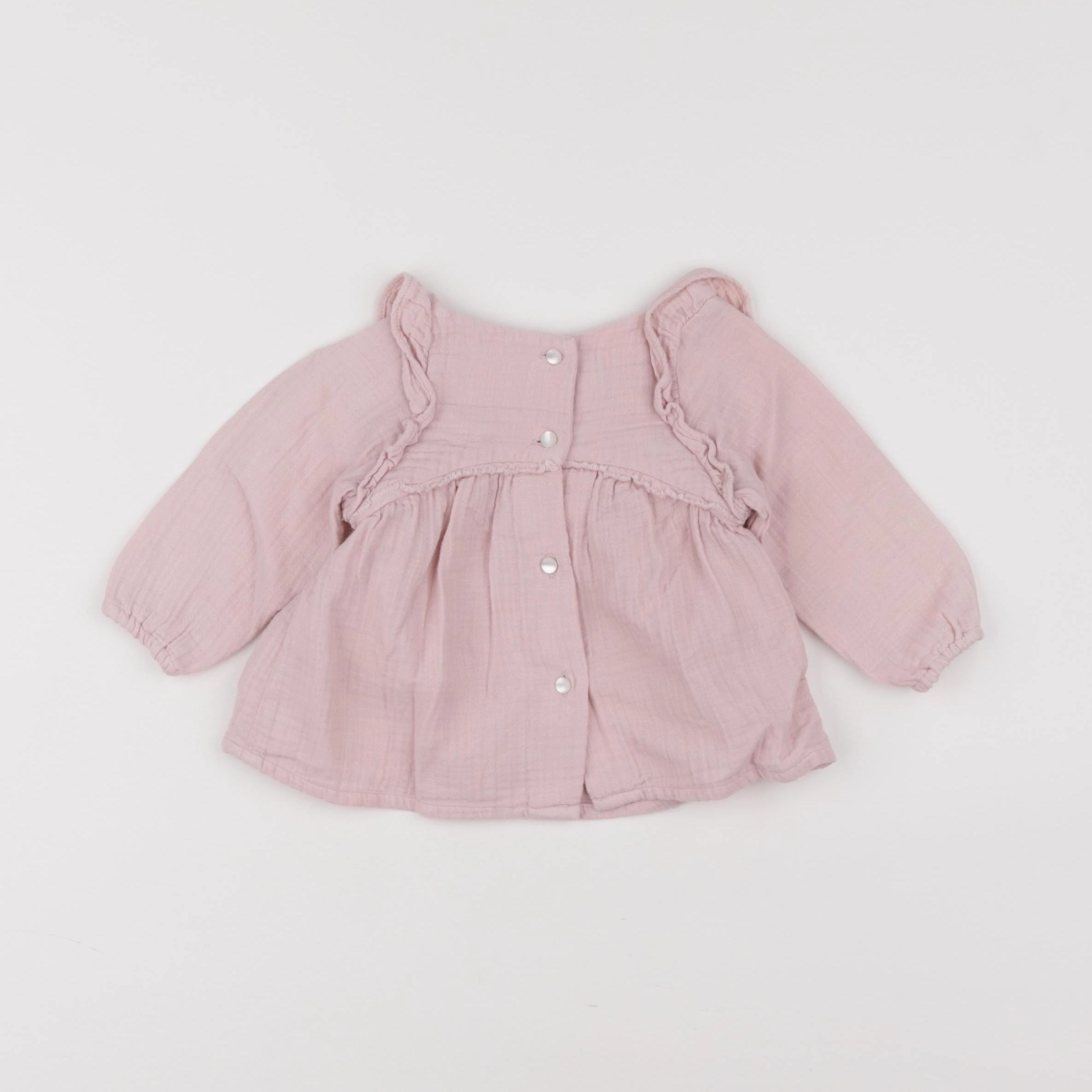Bonton - blouse rose - 6 mois