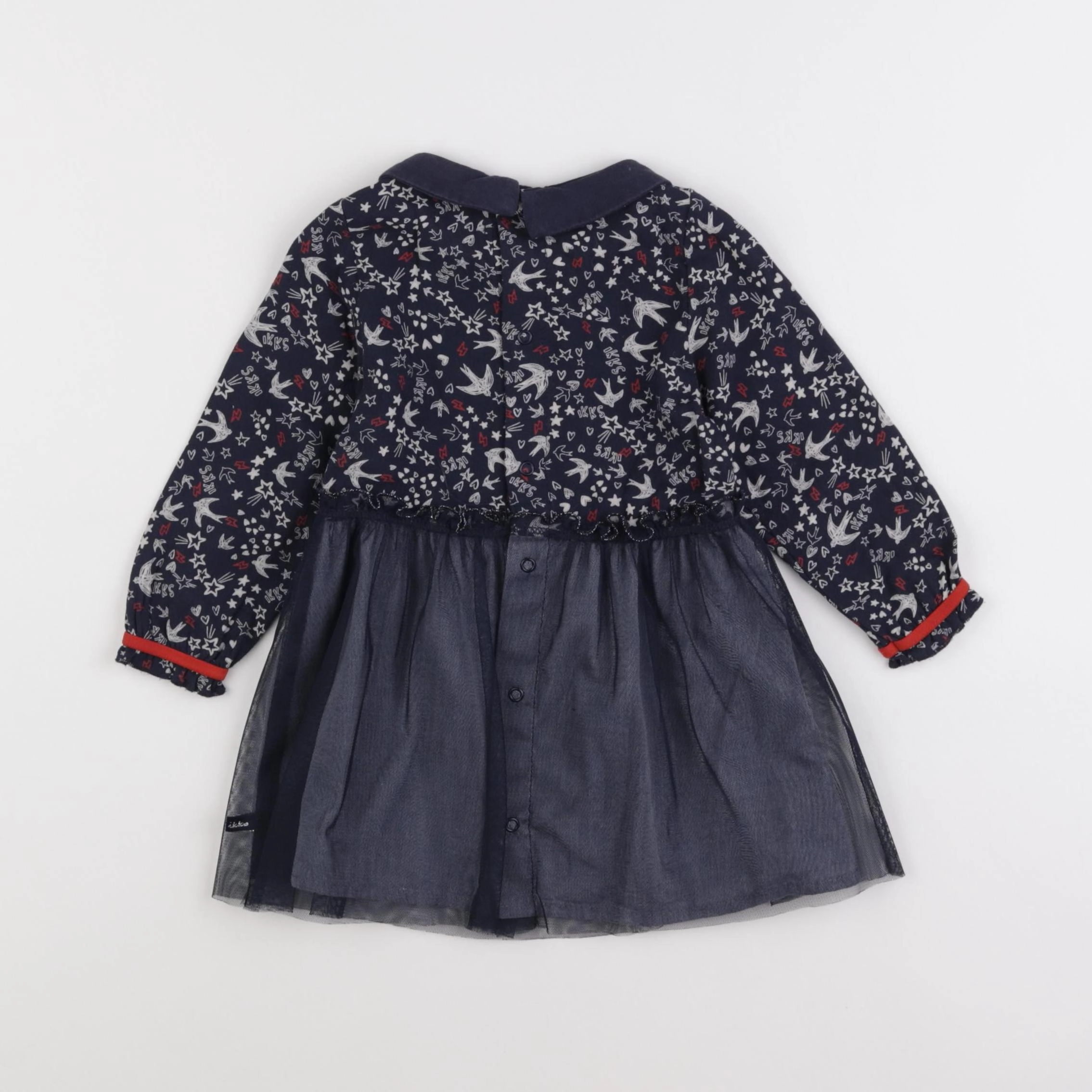 IKKS - robe bleu - 18 mois