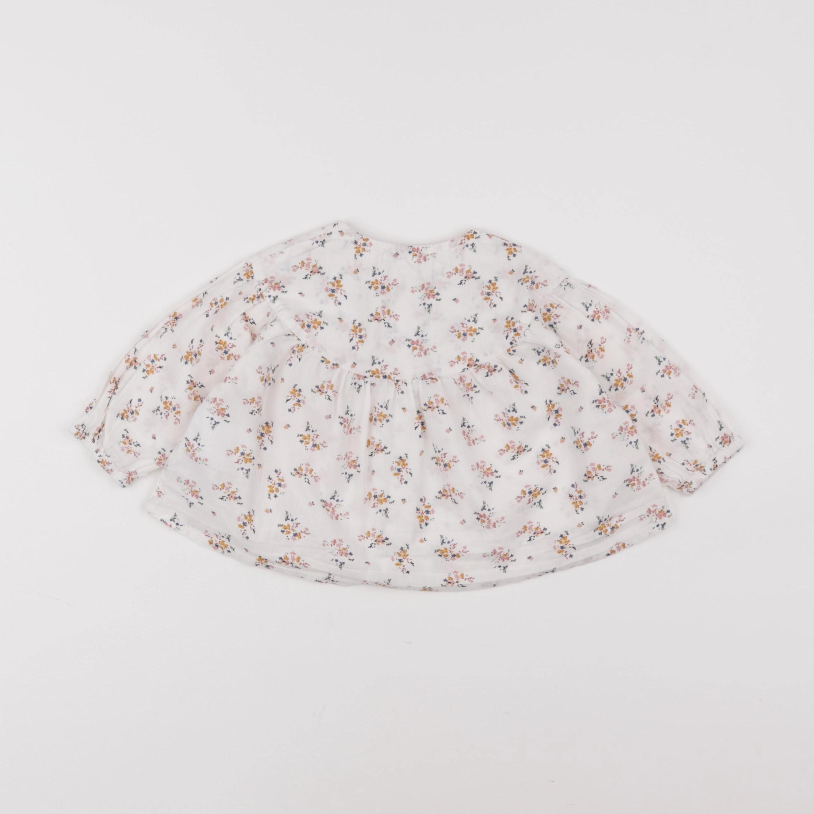 Vertbaudet - blouse blanc - 9 mois