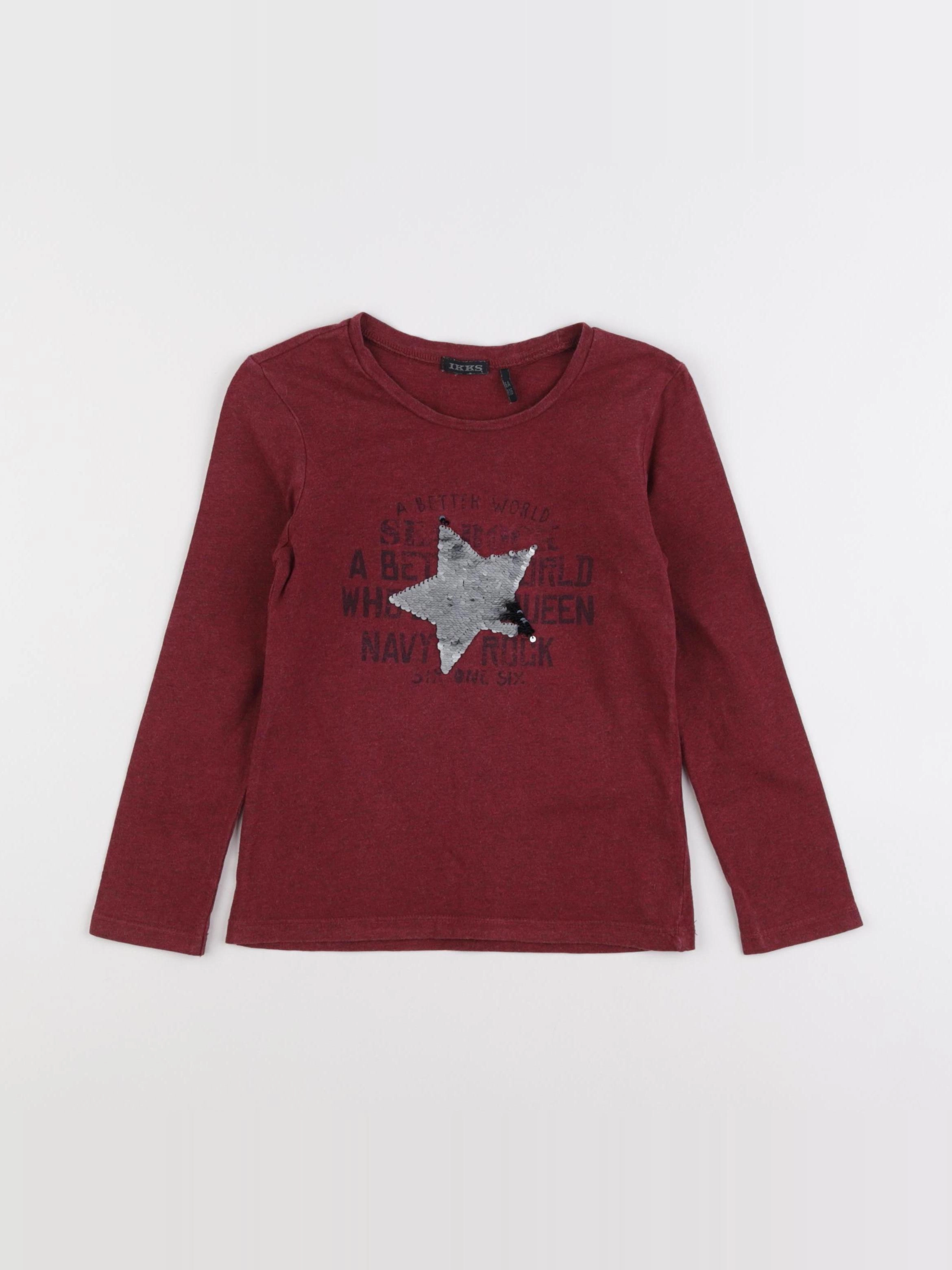 IKKS - tee-shirt rouge - 6 ans