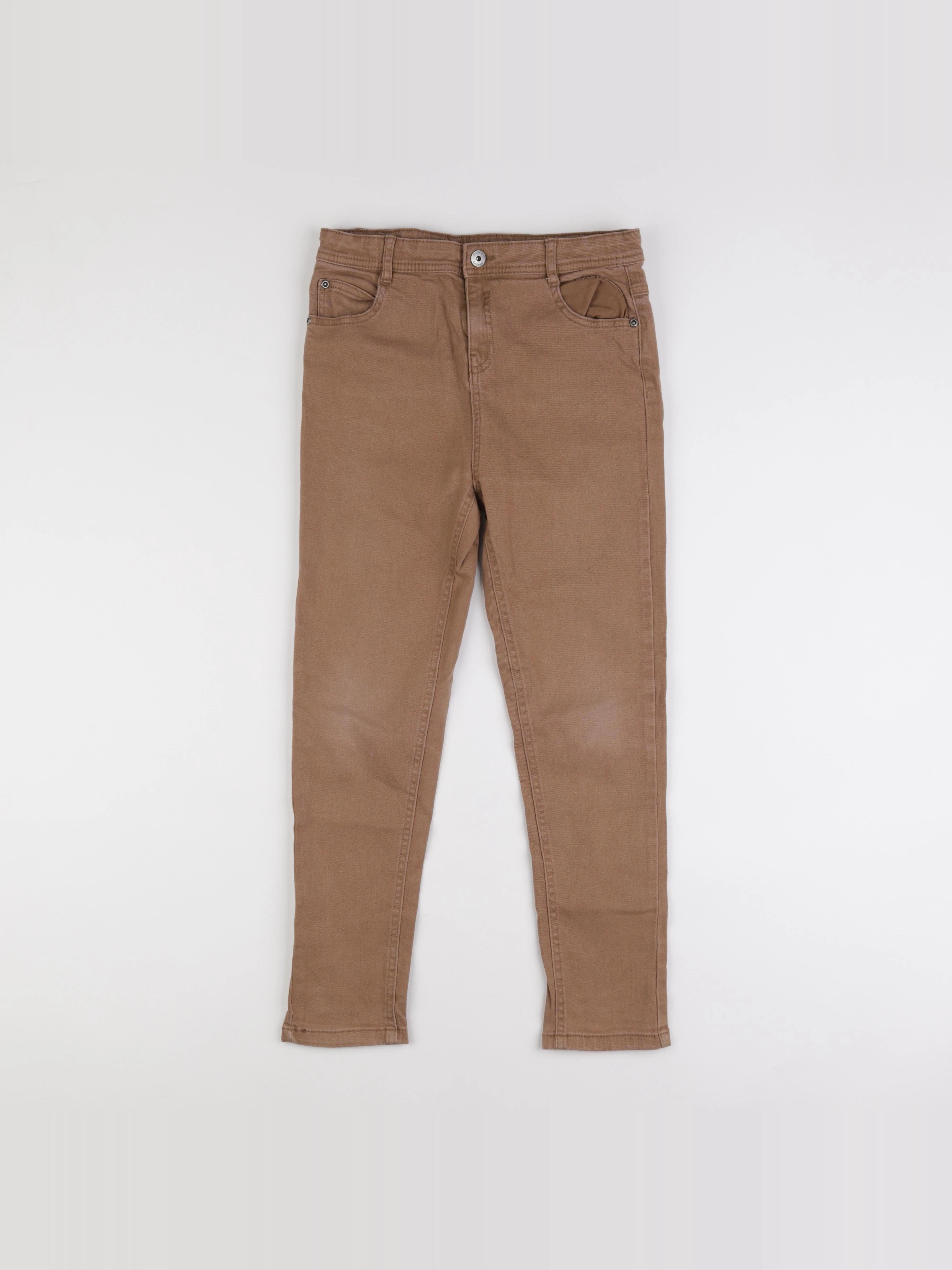 Vertbaudet - jean marron - 10 ans