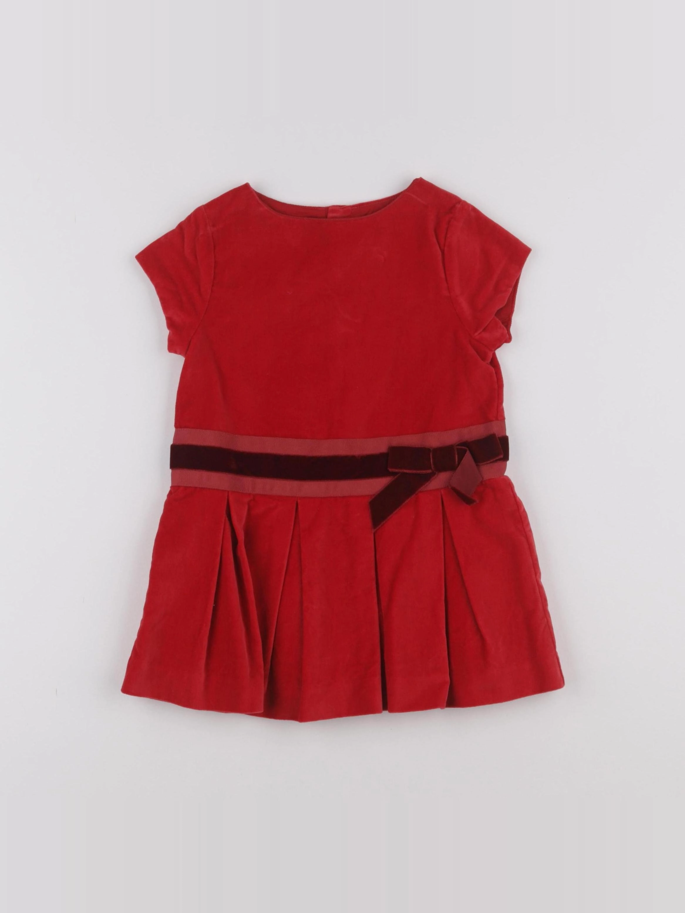 Jacadi - robe rouge - 18 mois