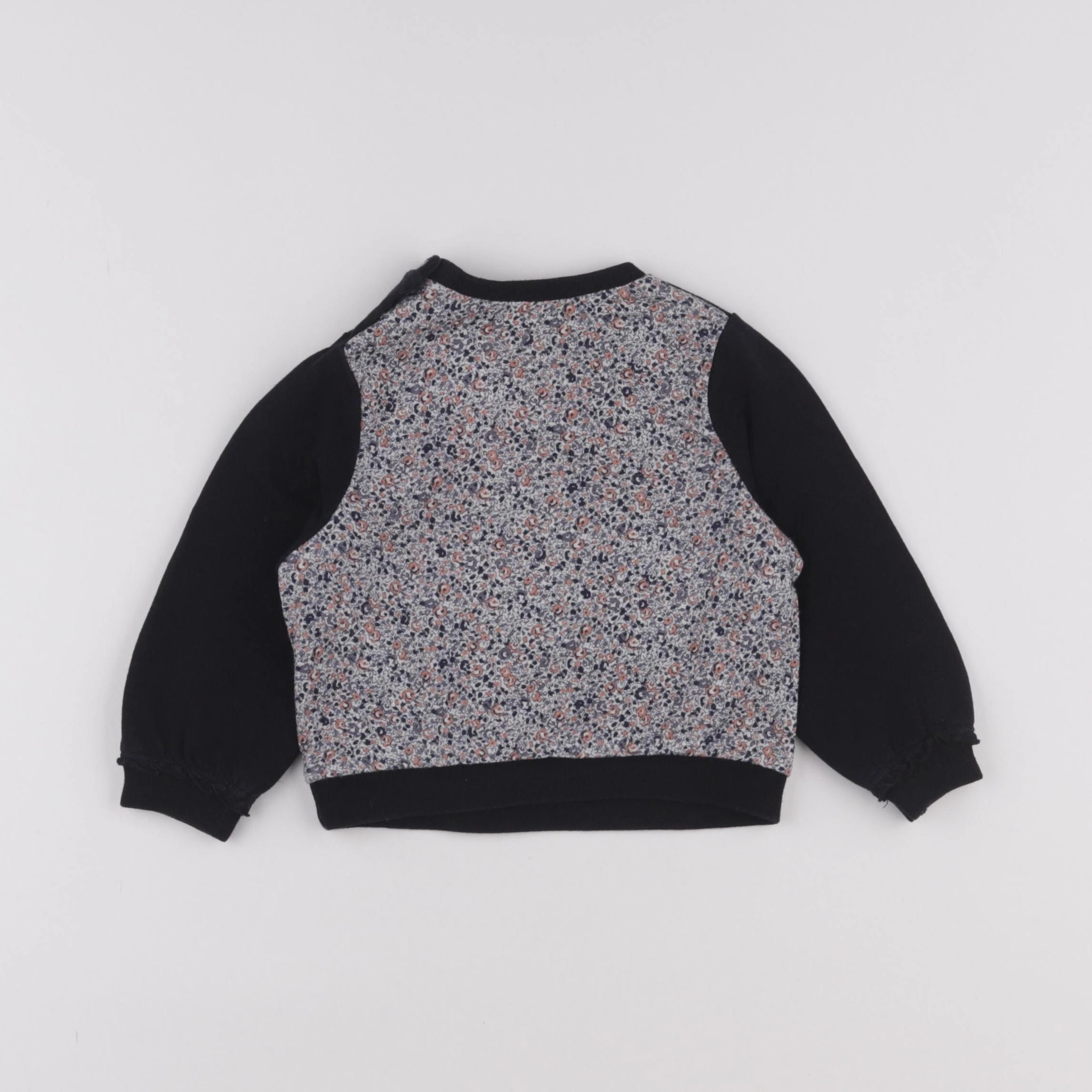 IKKS - sweat bleu - 18 mois