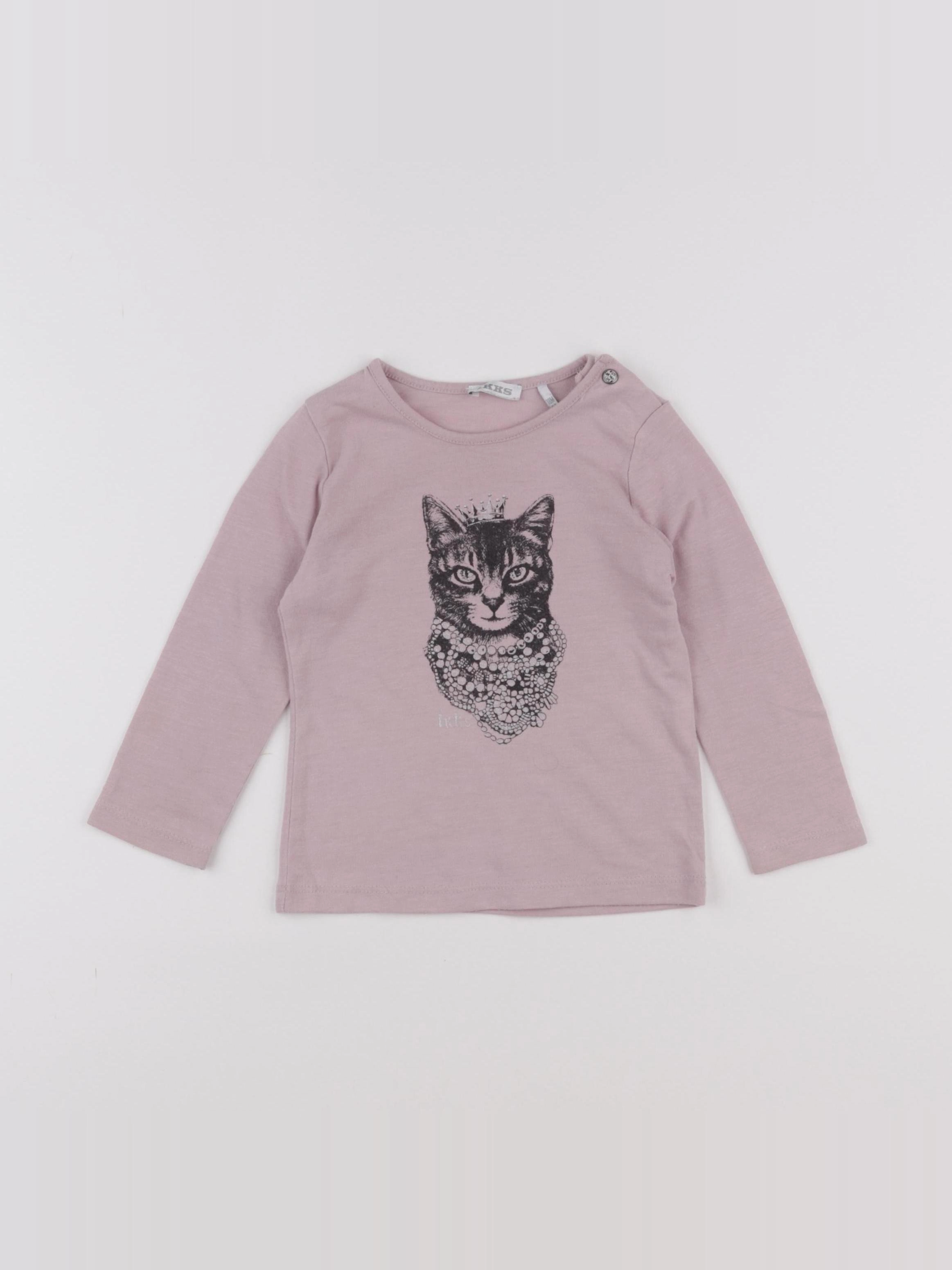 IKKS - tee-shirt violet - 18 mois
