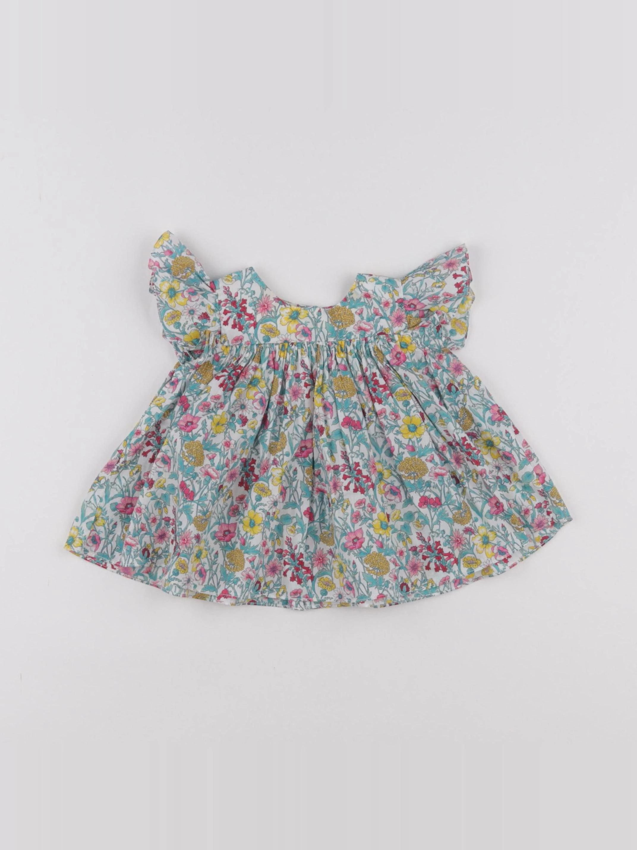 Jacadi - blouse liberty multicolore - 6 mois