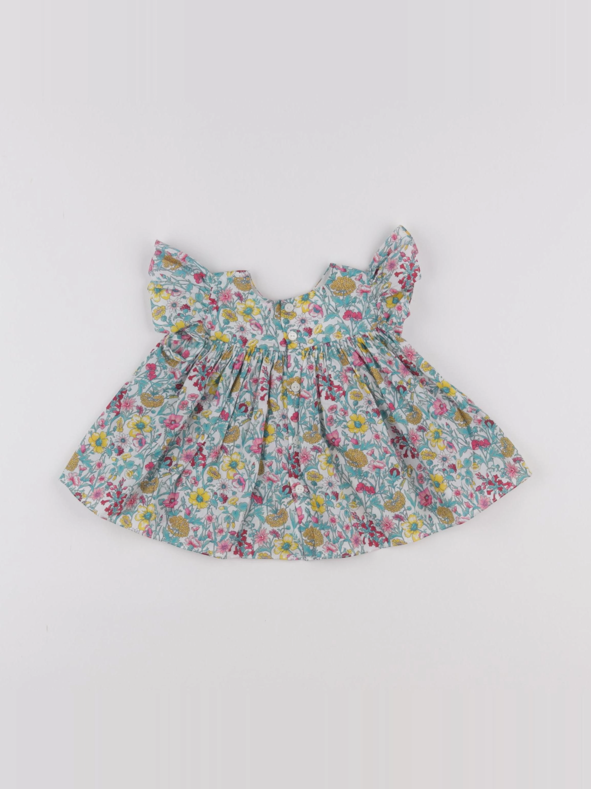 Jacadi - blouse liberty multicolore - 6 mois
