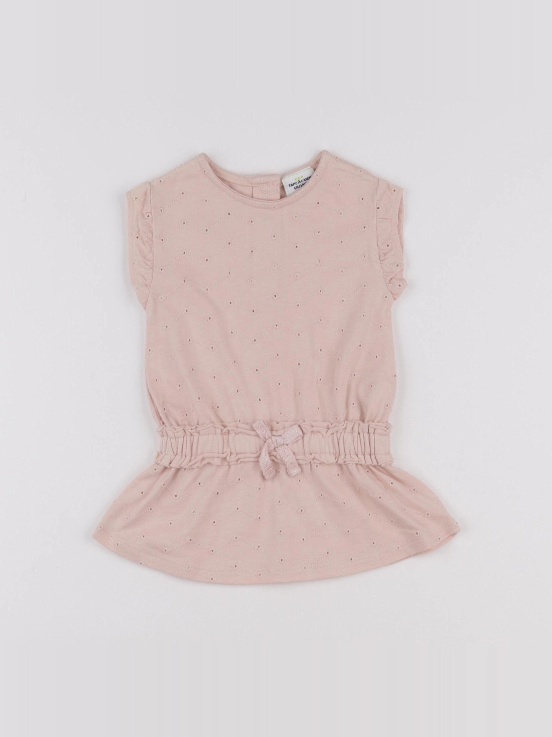 Tape à l'oeil - robe rose - 6 mois