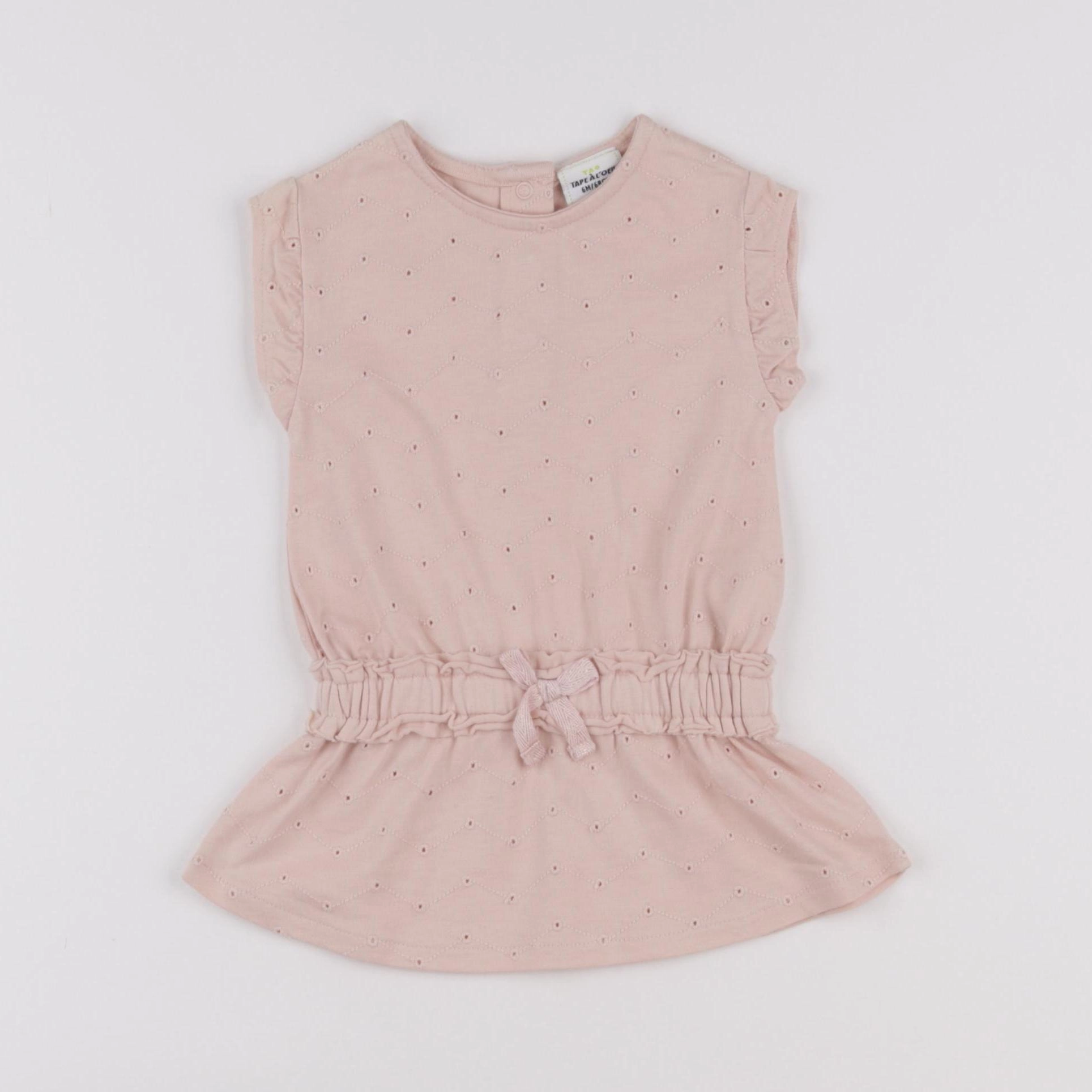 Tape à l'oeil - robe rose - 6 mois
