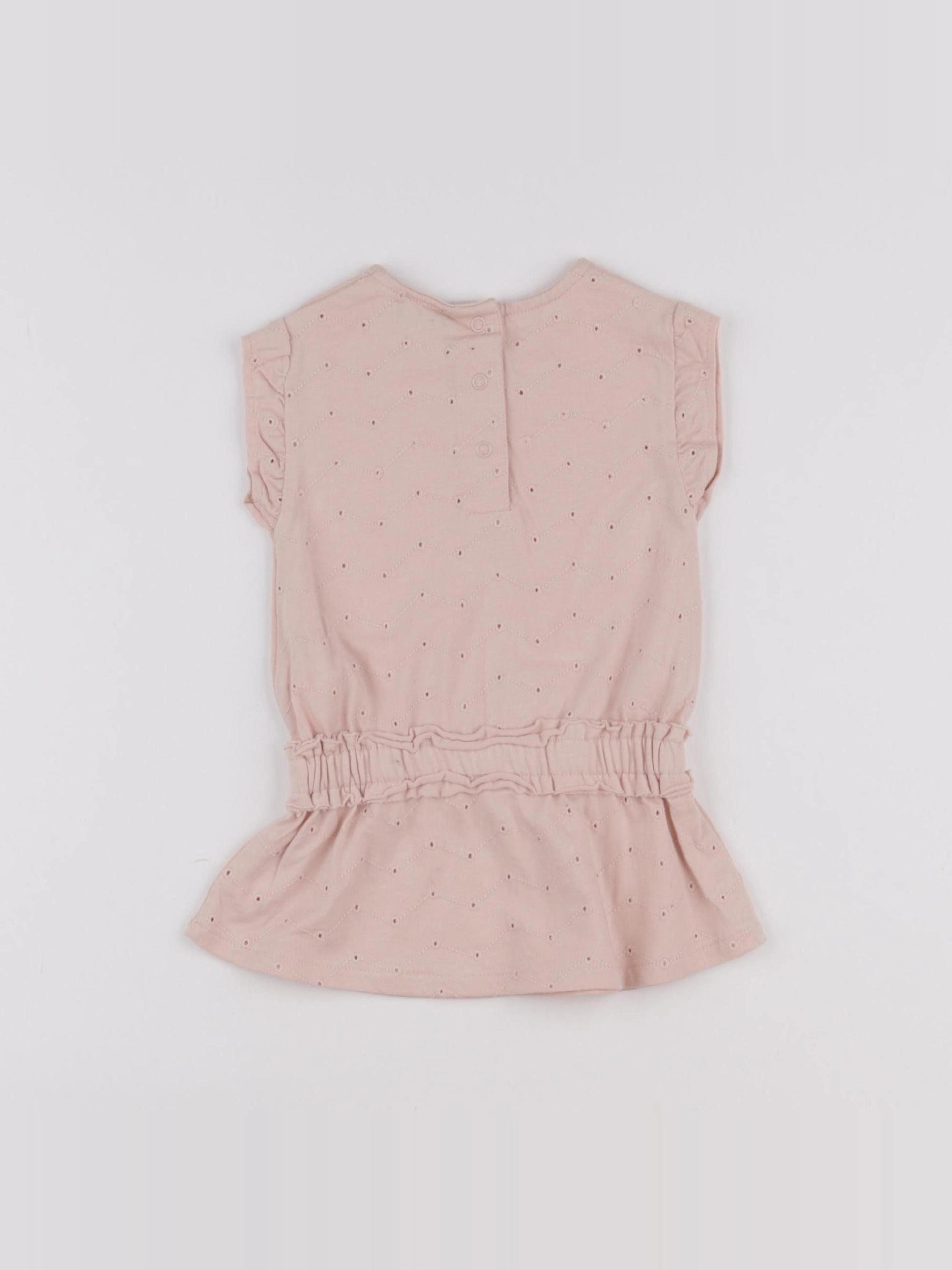 Tape à l'oeil - robe rose - 6 mois