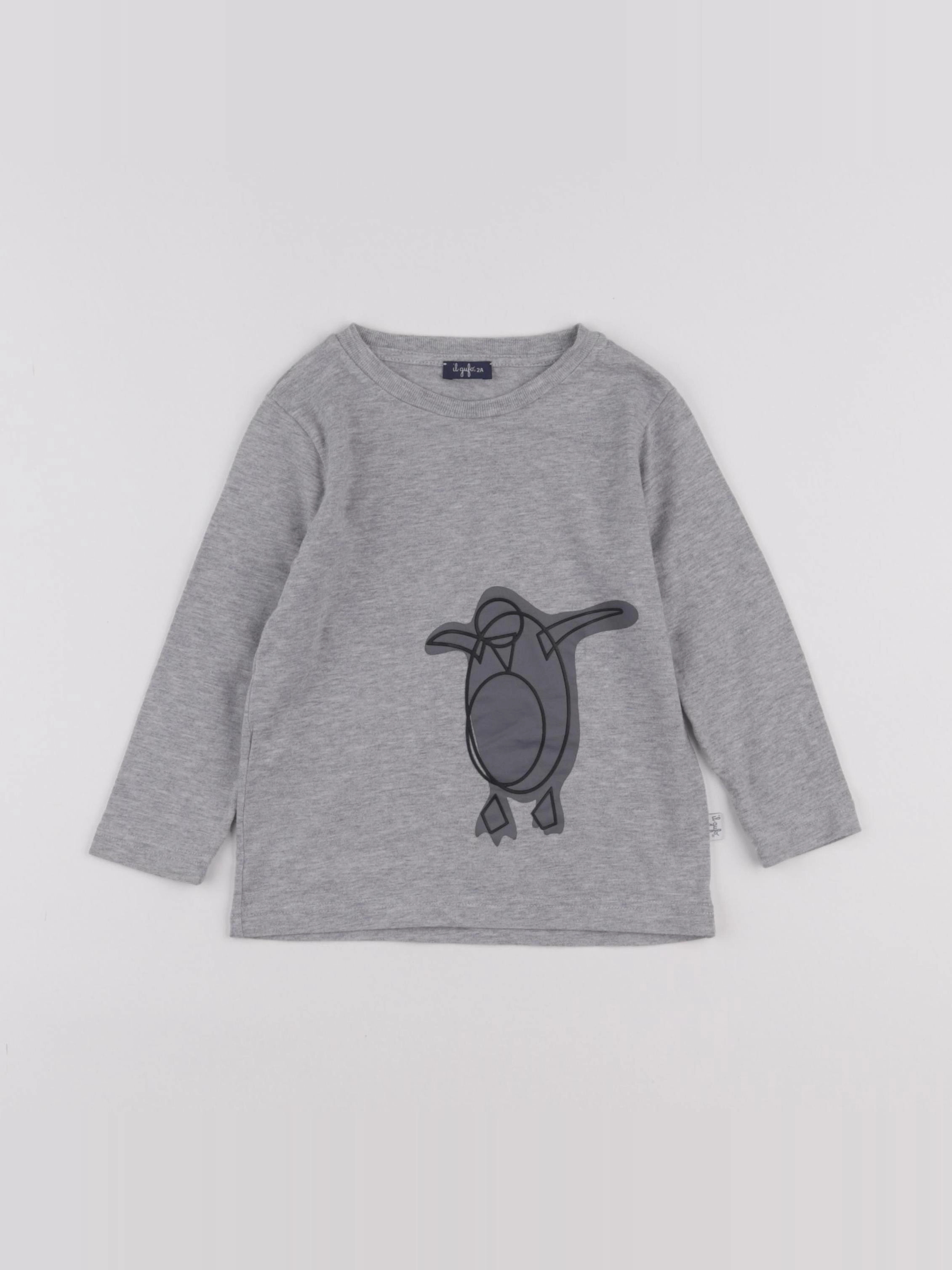 Il Gufo - tee-shirt gris - 2 ans