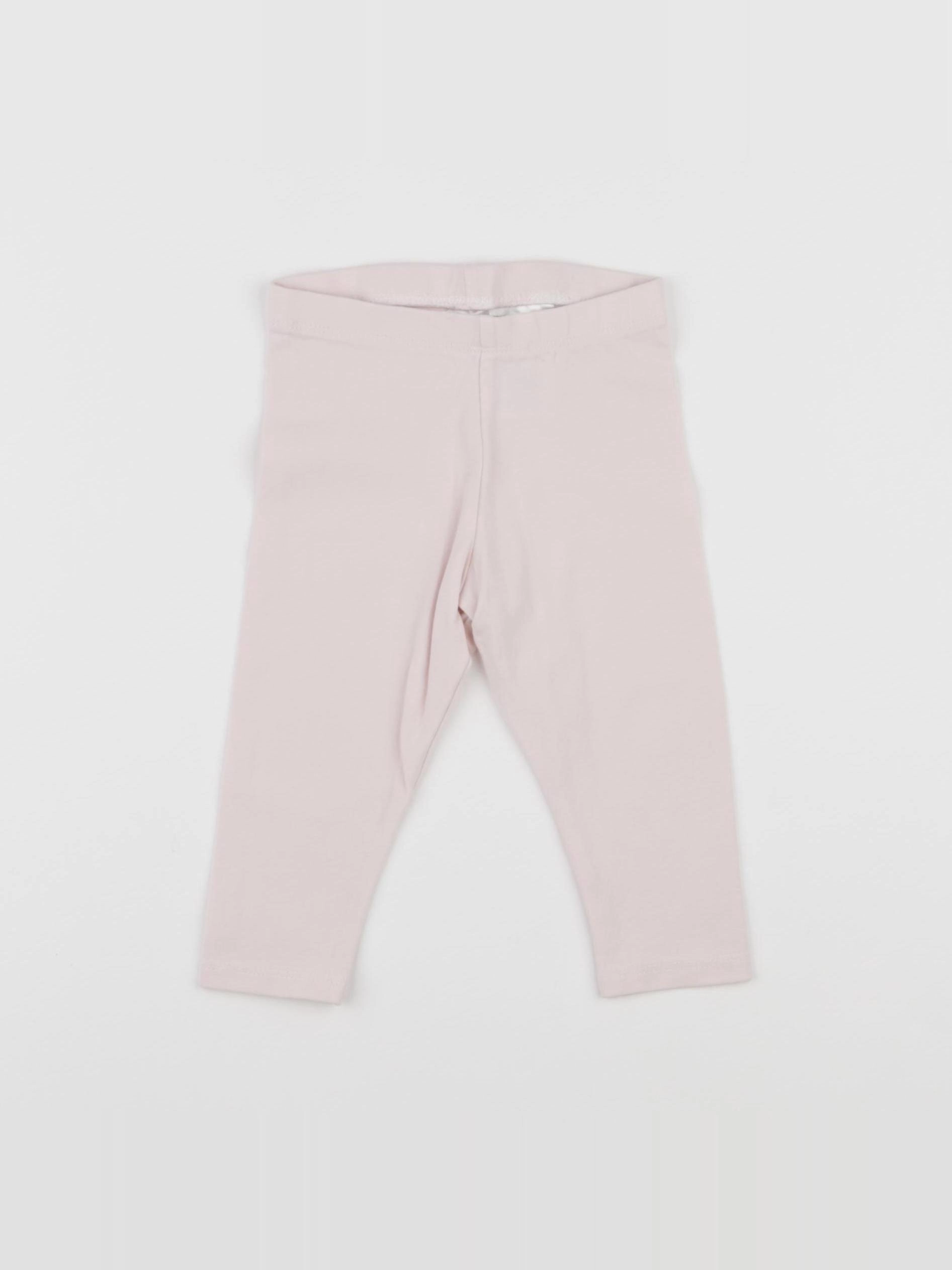H&M - legging rose - 6/9 mois