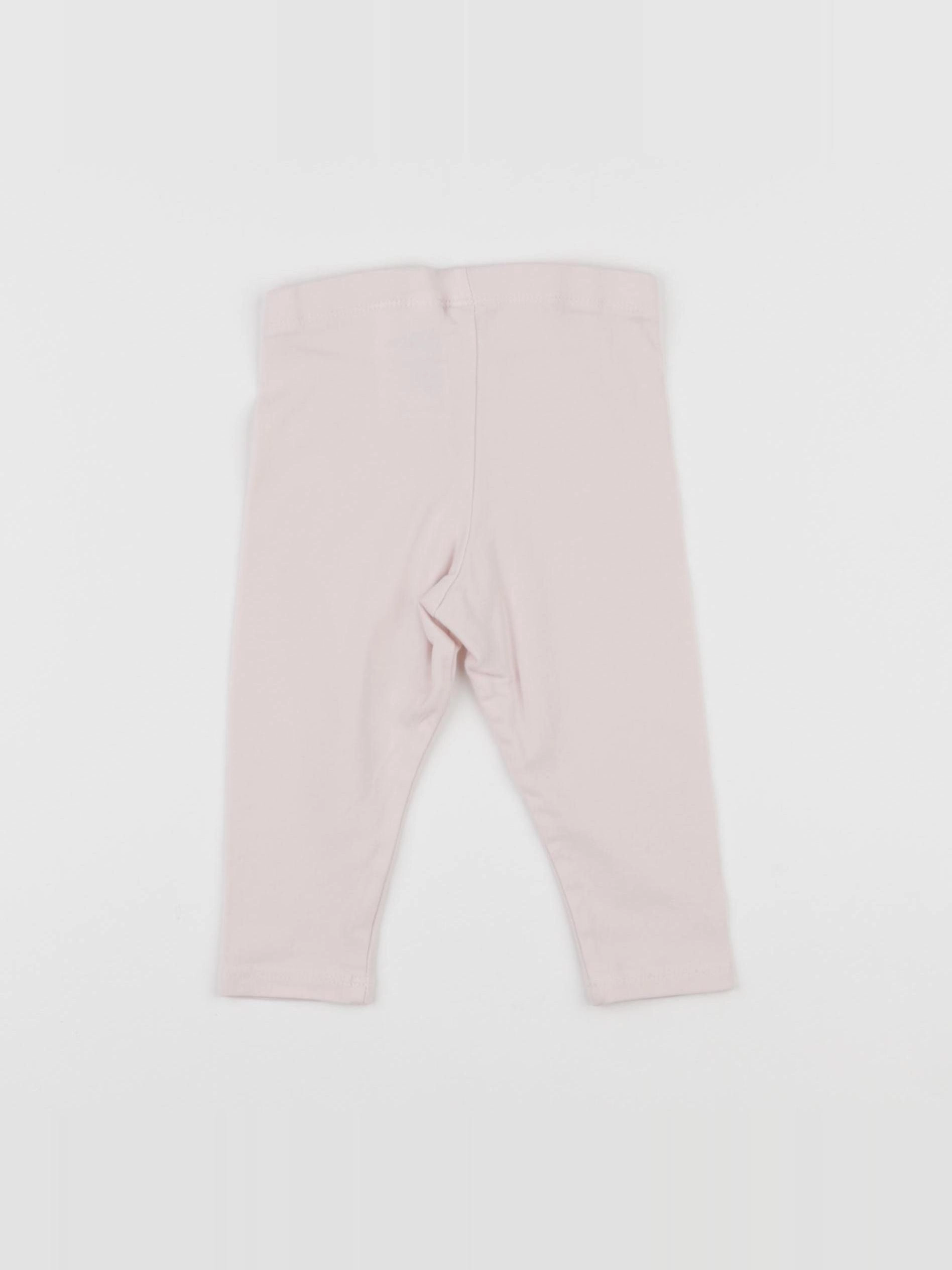 H&M - legging rose - 6/9 mois