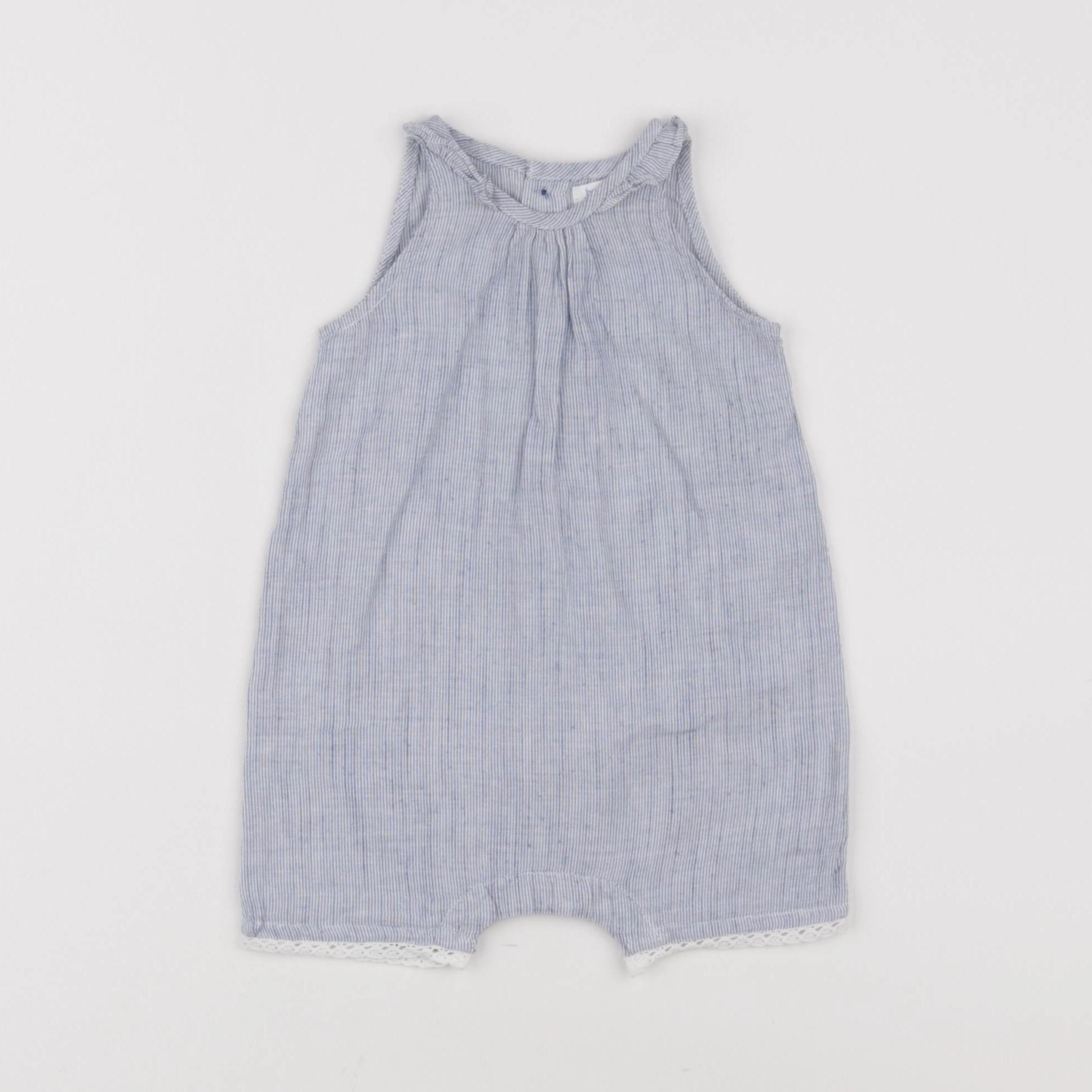 Boutchou - combinaison bleu - 3 mois