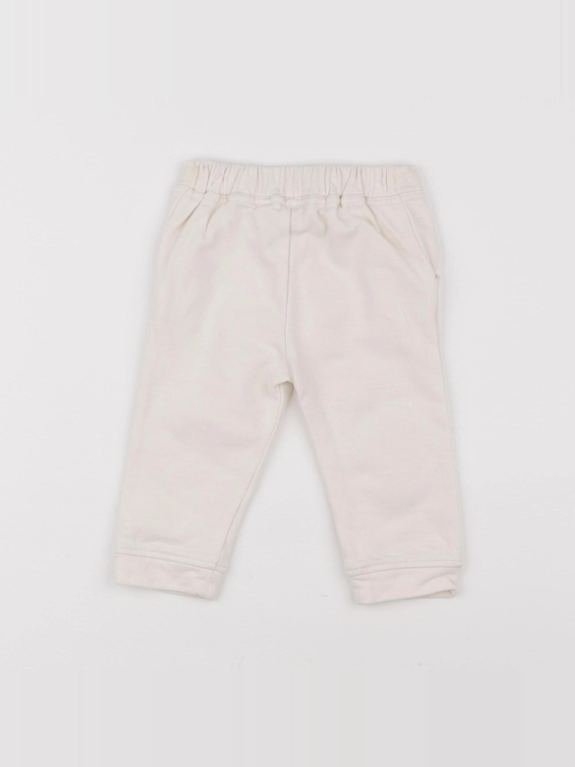 La Petite Collection - jogging blanc - 6 mois