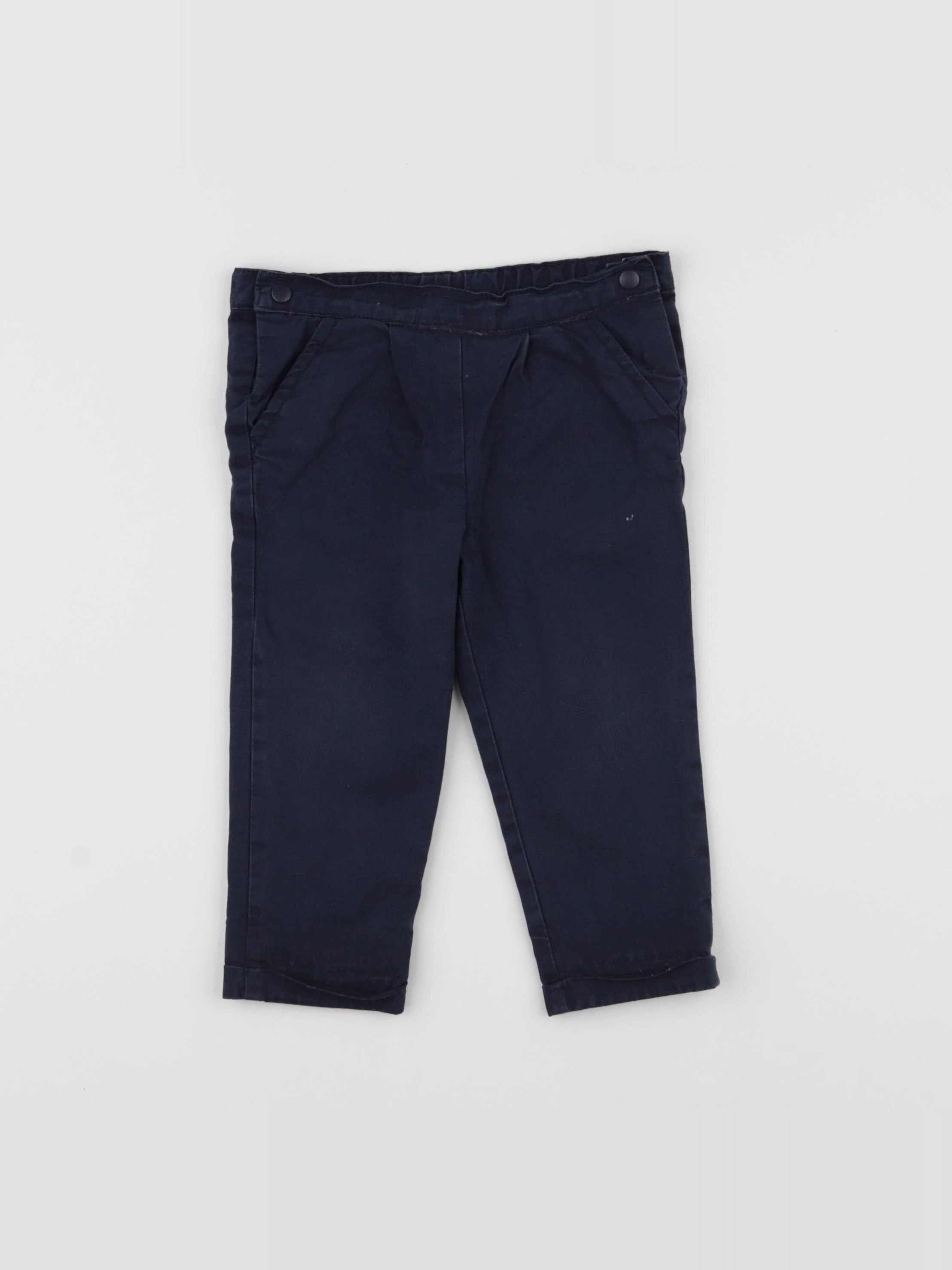 Boutchou - pantalon bleu - 12 mois