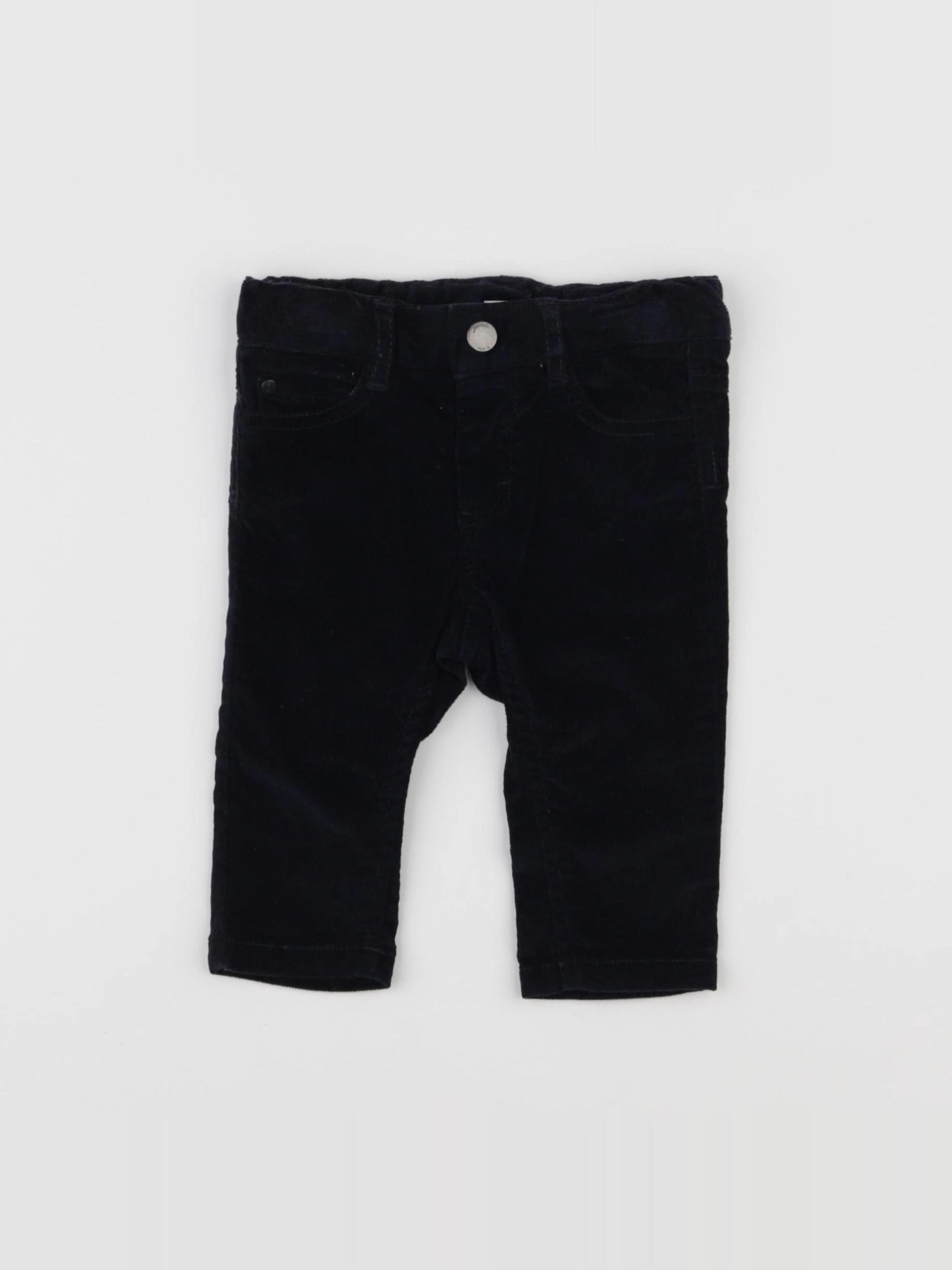 Jacadi - pantalon bleu - 6 mois