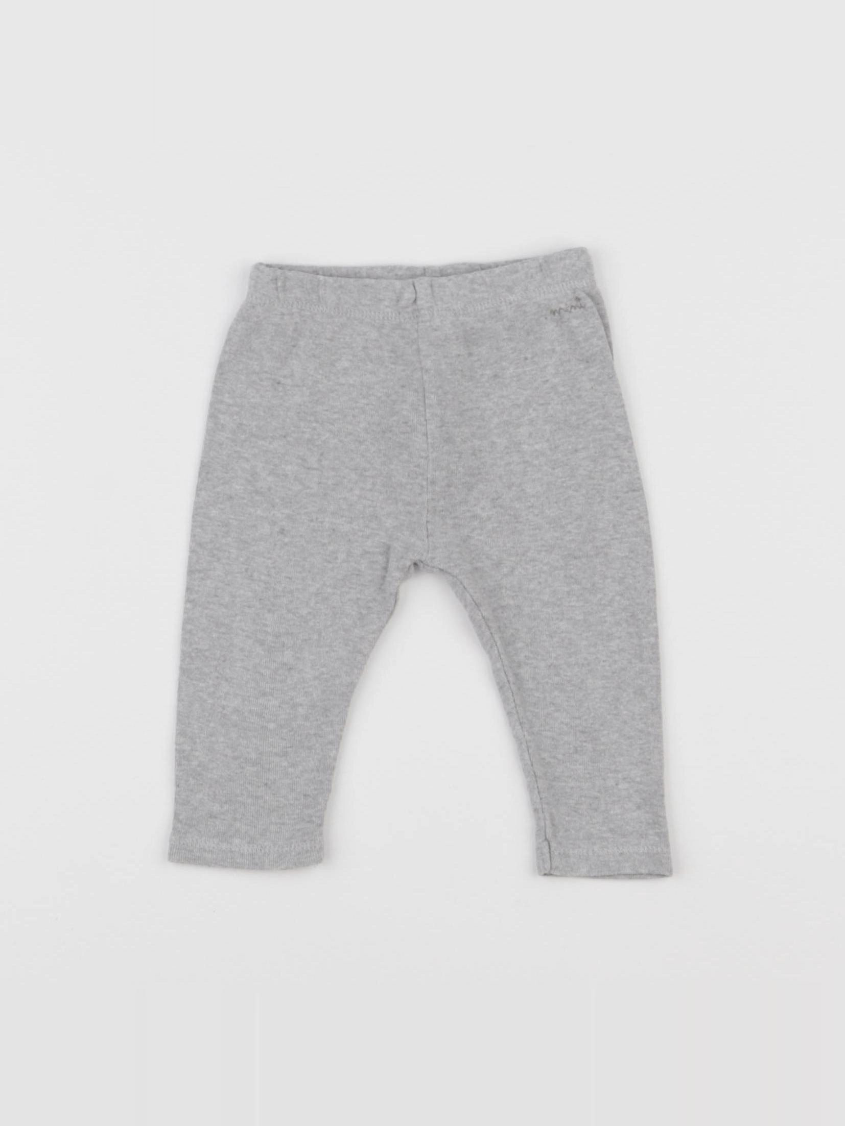 Zara - legging gris - 3/6 mois