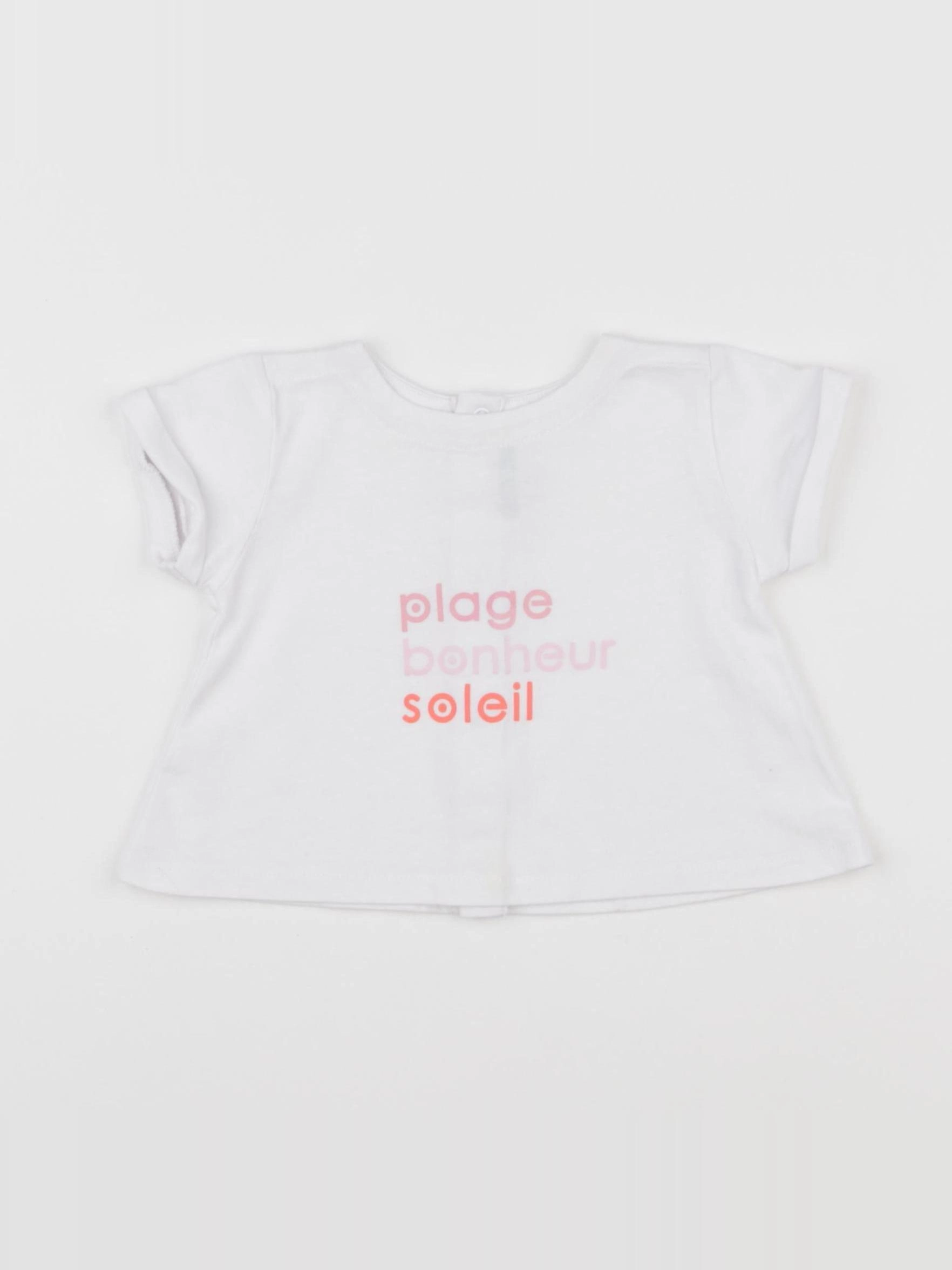 Jacadi - tee-shirt blanc - 6 mois