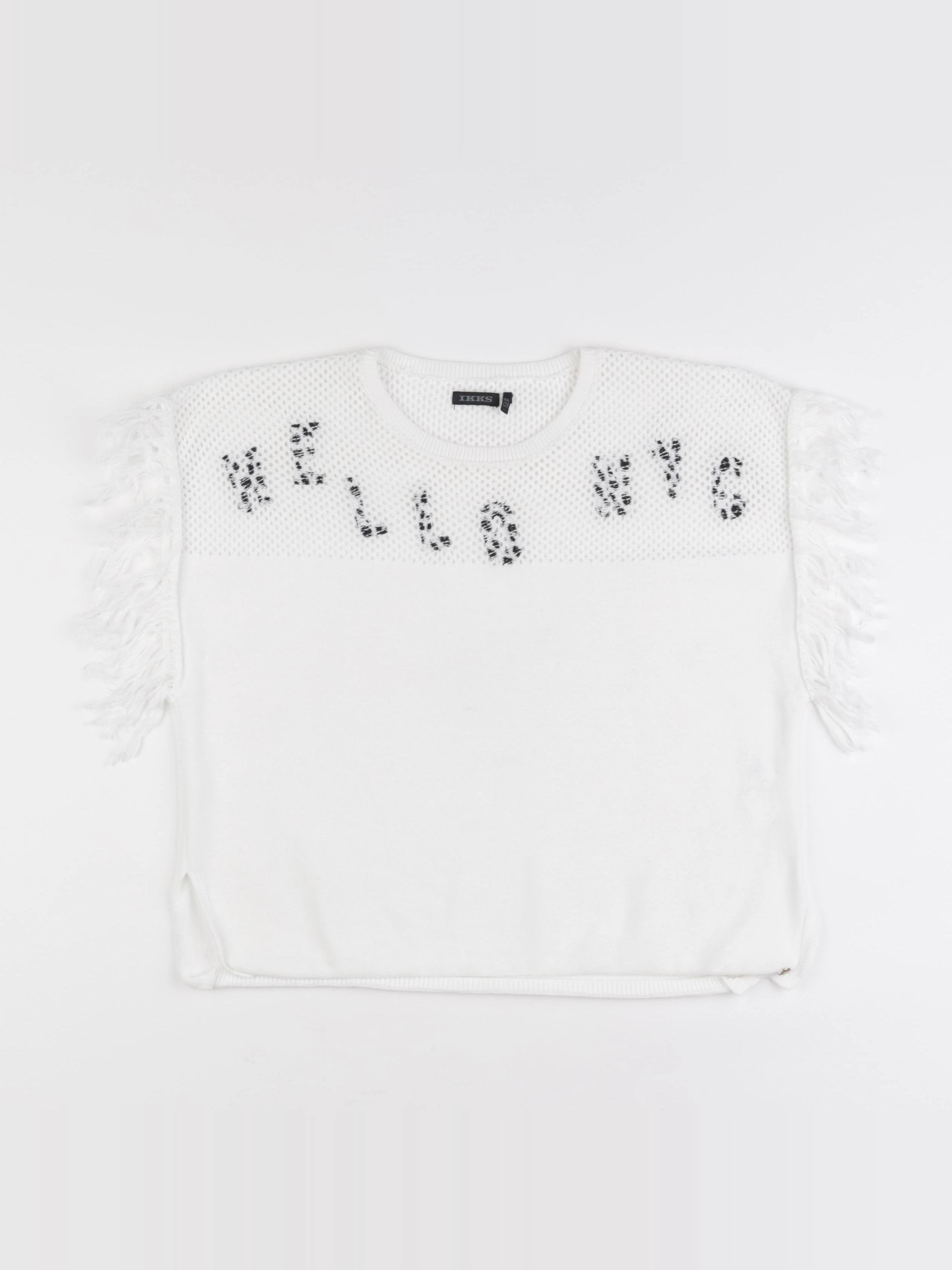 IKKS - pull blanc - 8 ans