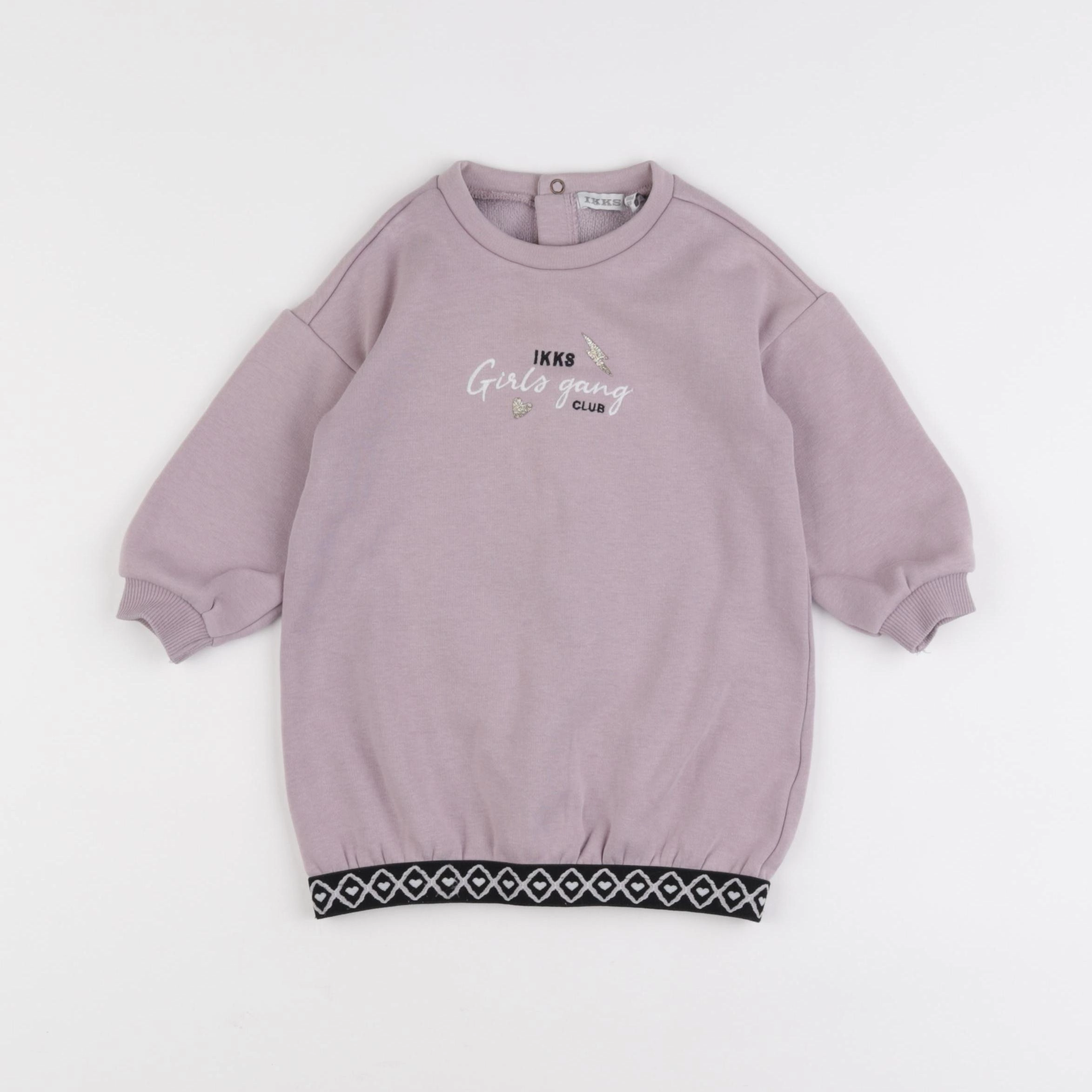 IKKS - robe violet - 18 mois
