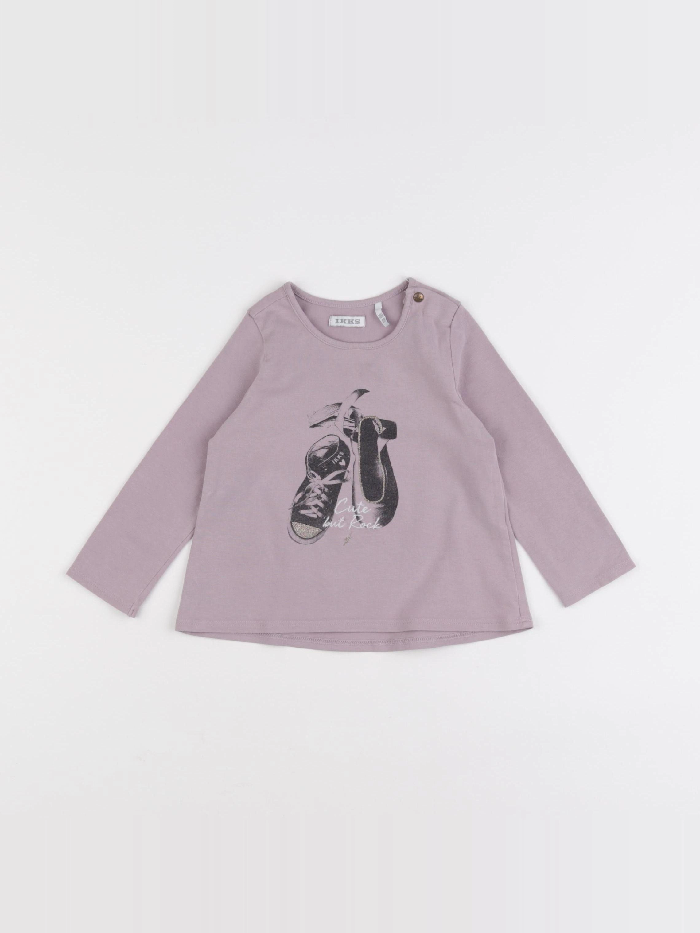 IKKS - tee-shirt violet - 18 mois