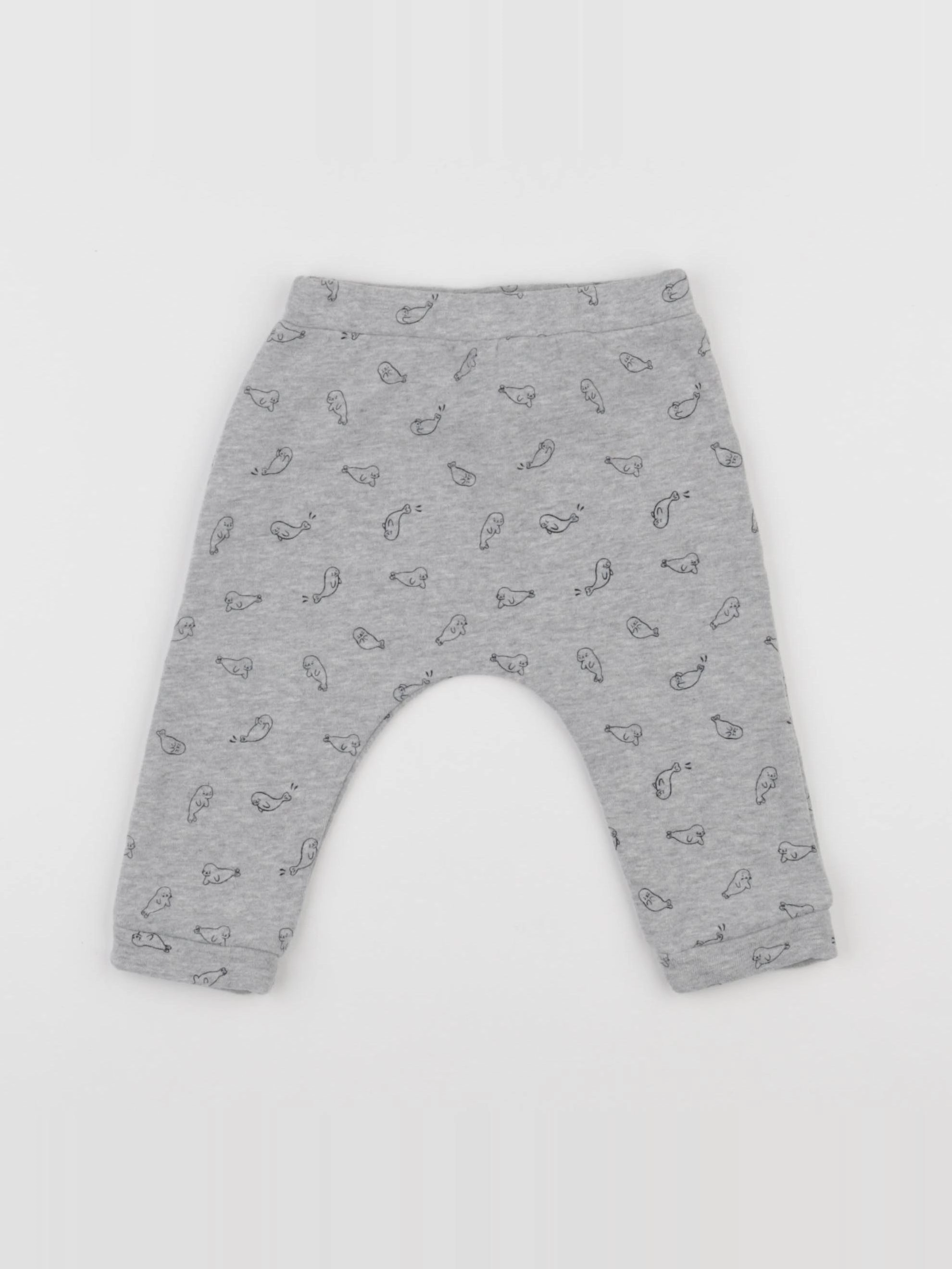 Boutchou - sarouel gris - 6 mois
