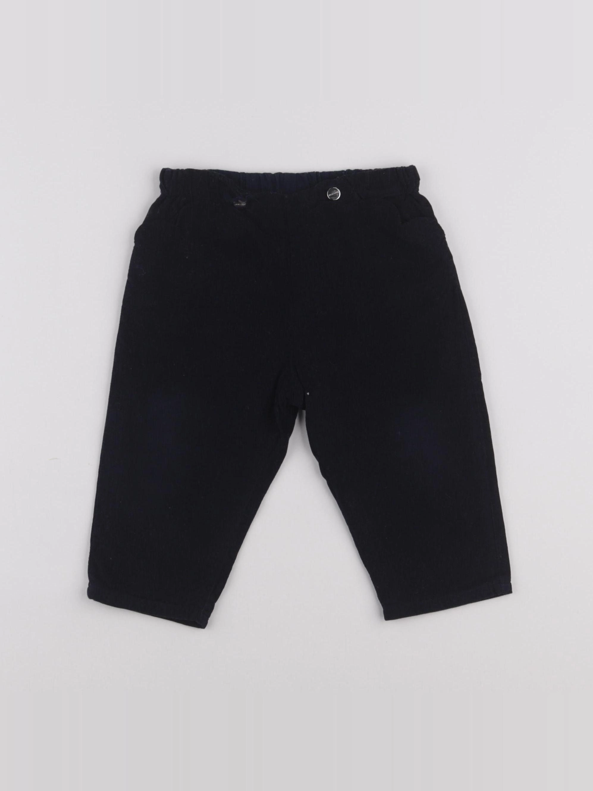 Jacadi - pantalon bleu - 12 mois