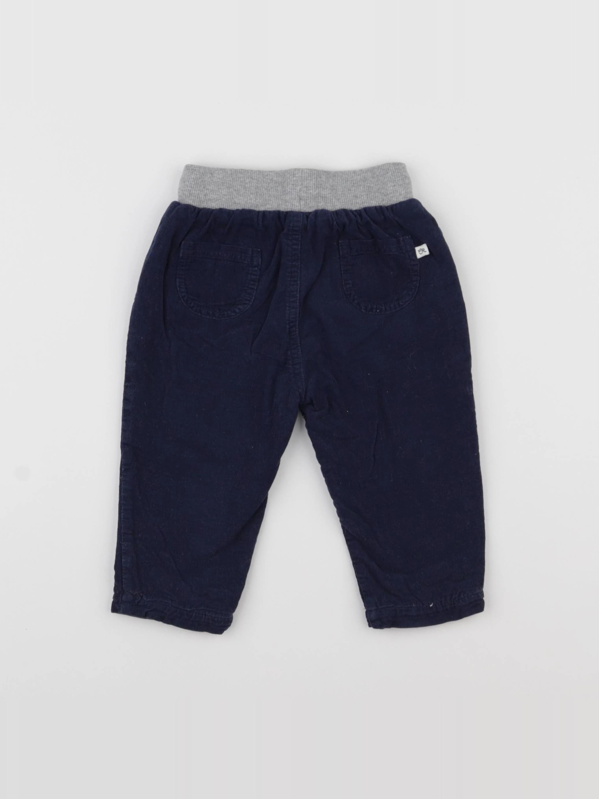 Cadet Rousselle - pantalon doublé bleu - 12 mois