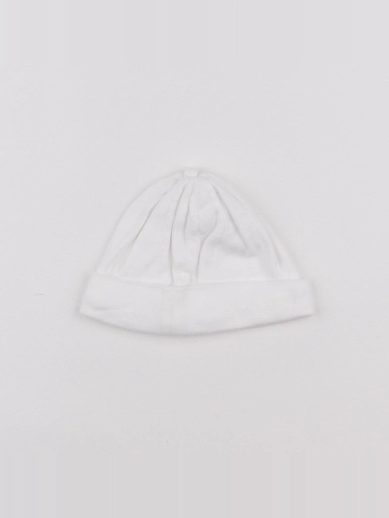 Jacadi - bonnet blanc - 6 mois