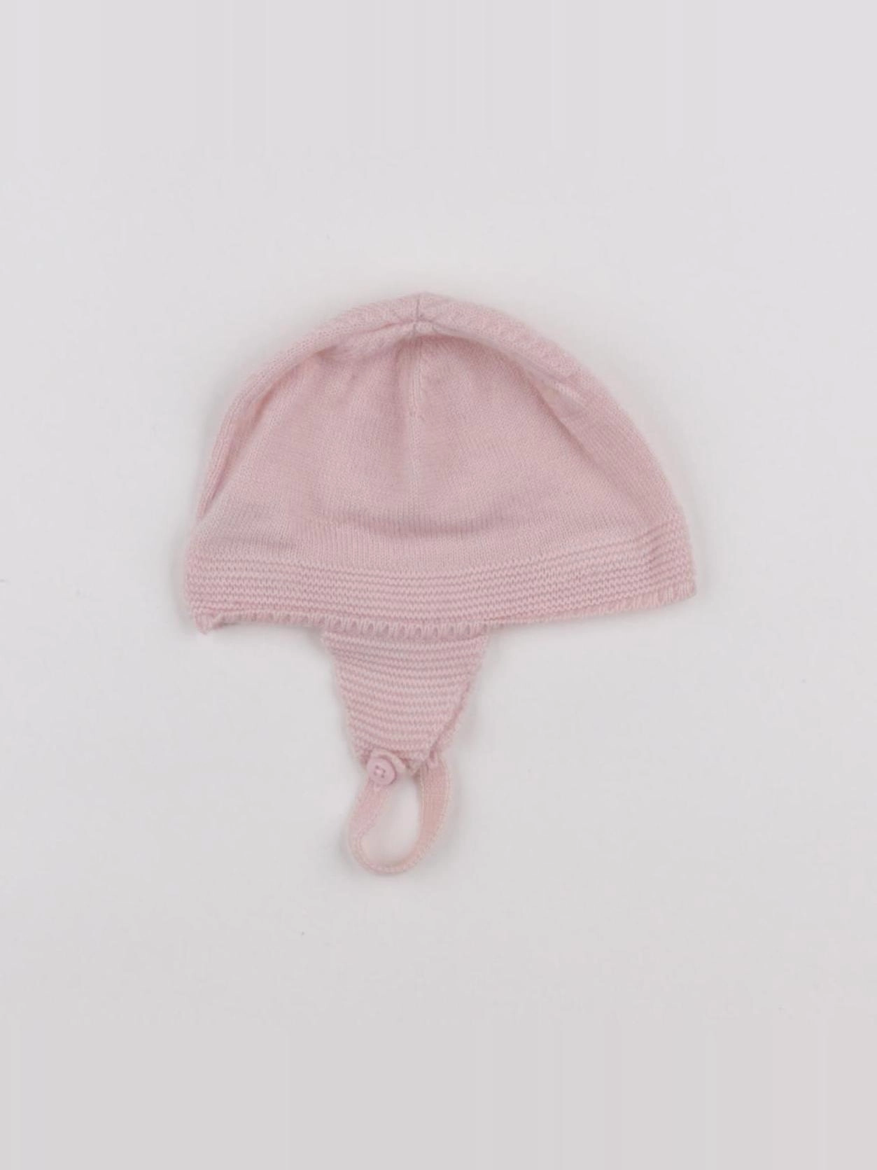 Jacadi - bonnet rose - 6/12 mois
