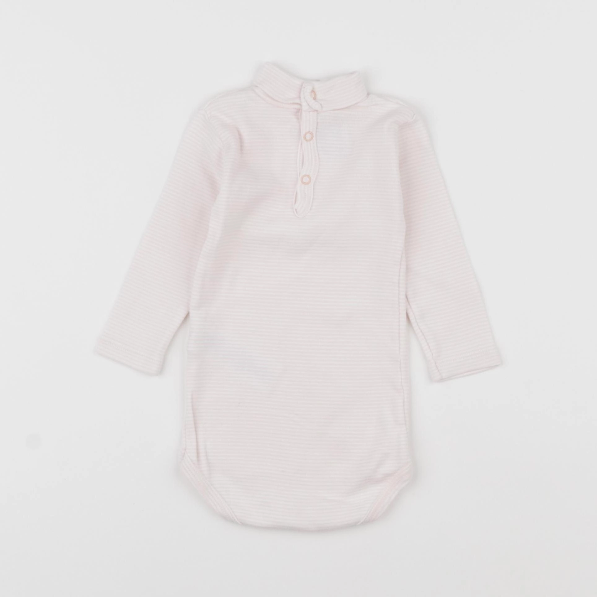 Petit Bateau - body à col rose - 6 mois