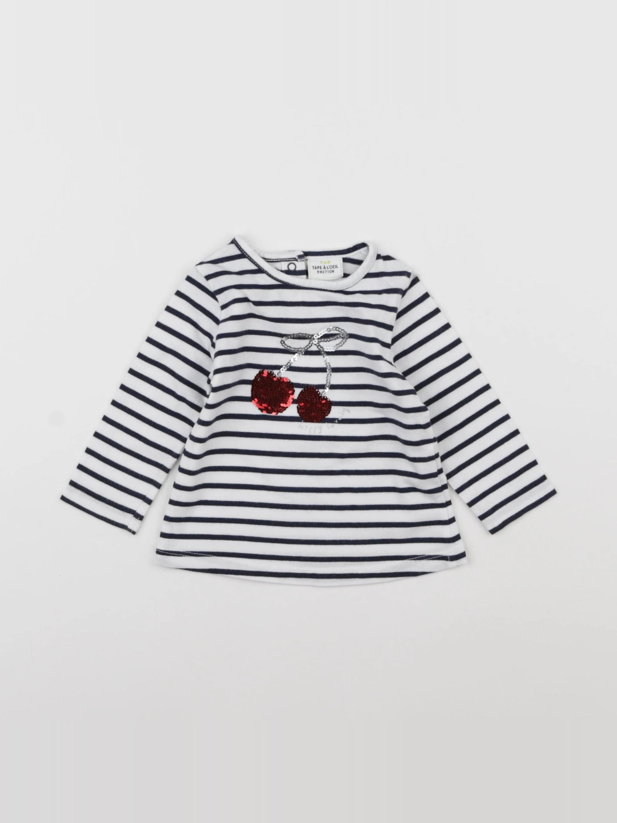 Tape à l'oeil - tee-shirt bleu - 9 mois