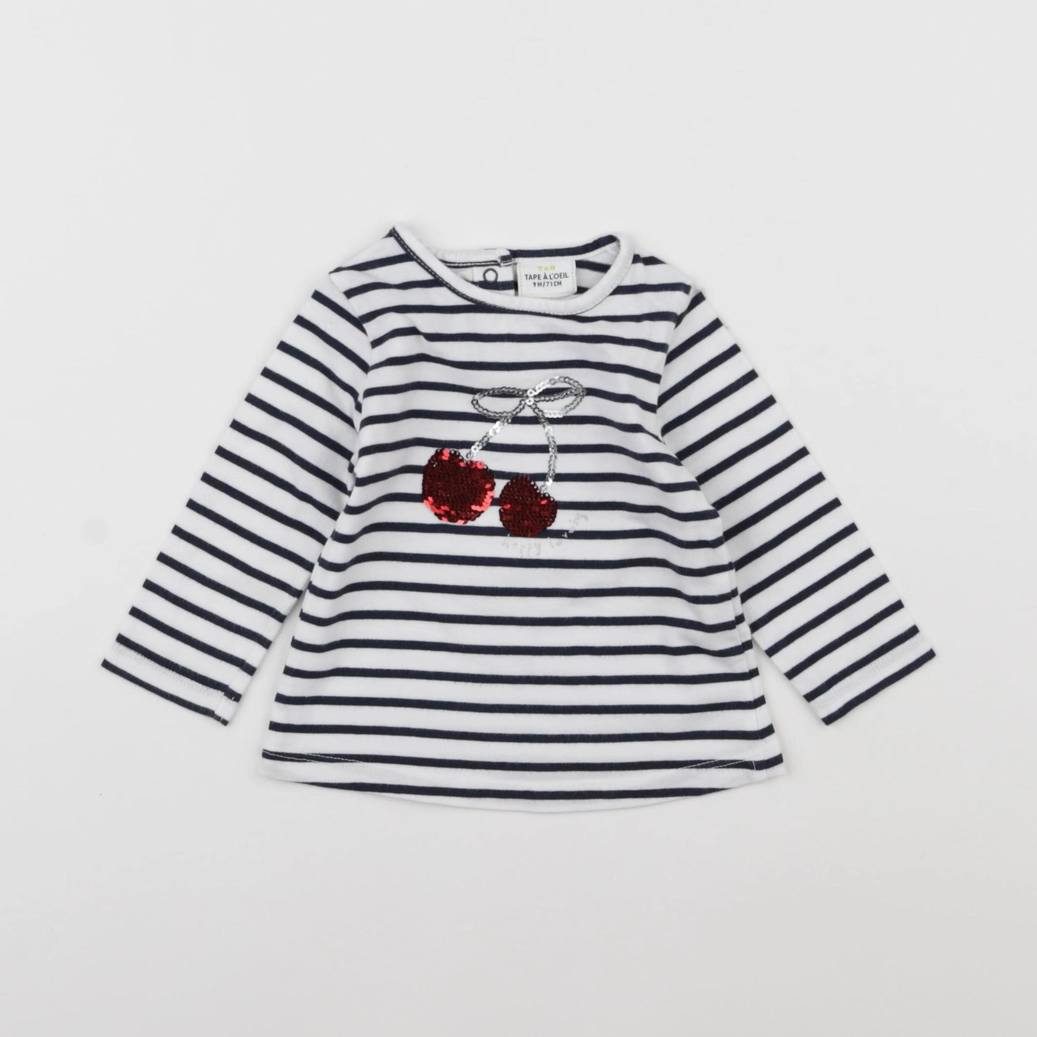 Tape à l'oeil - tee-shirt bleu - 9 mois