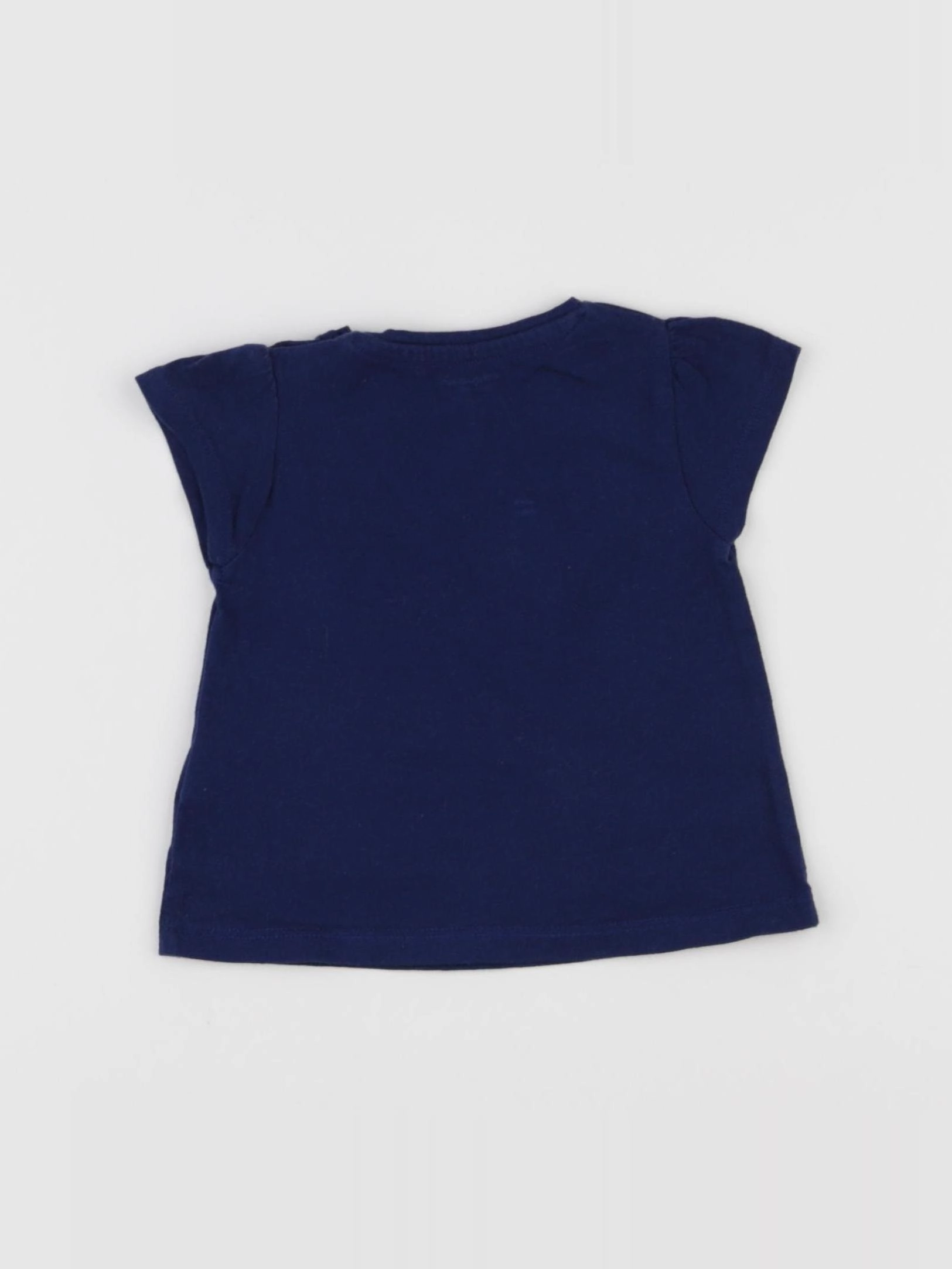 Vertbaudet - tee-shirt bleu - 3 mois