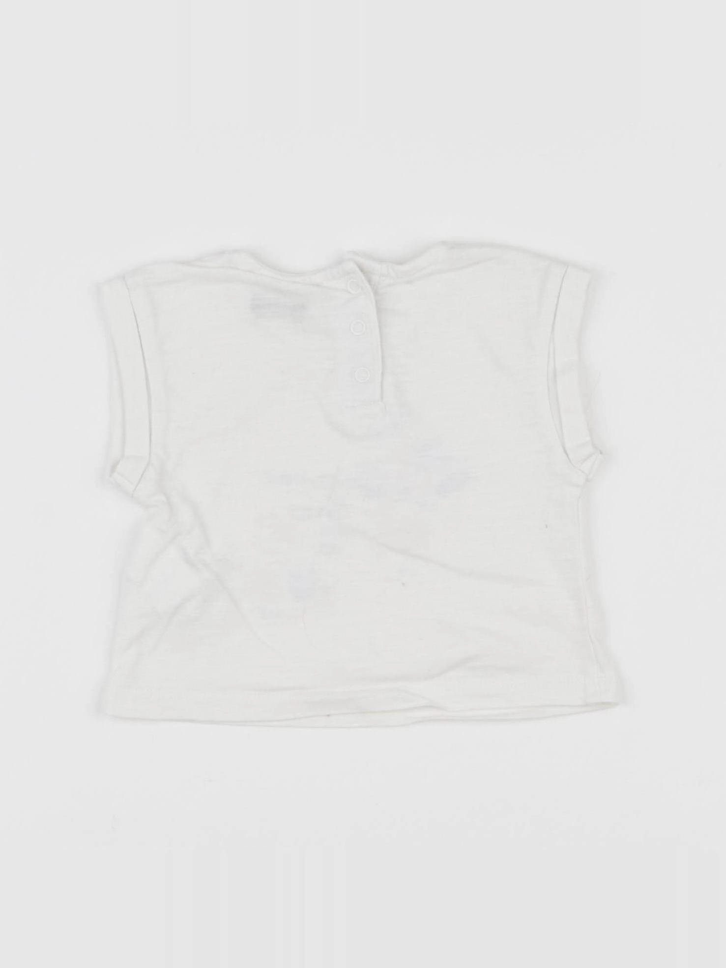 Vertbaudet - tee-shirt blanc - 3 mois