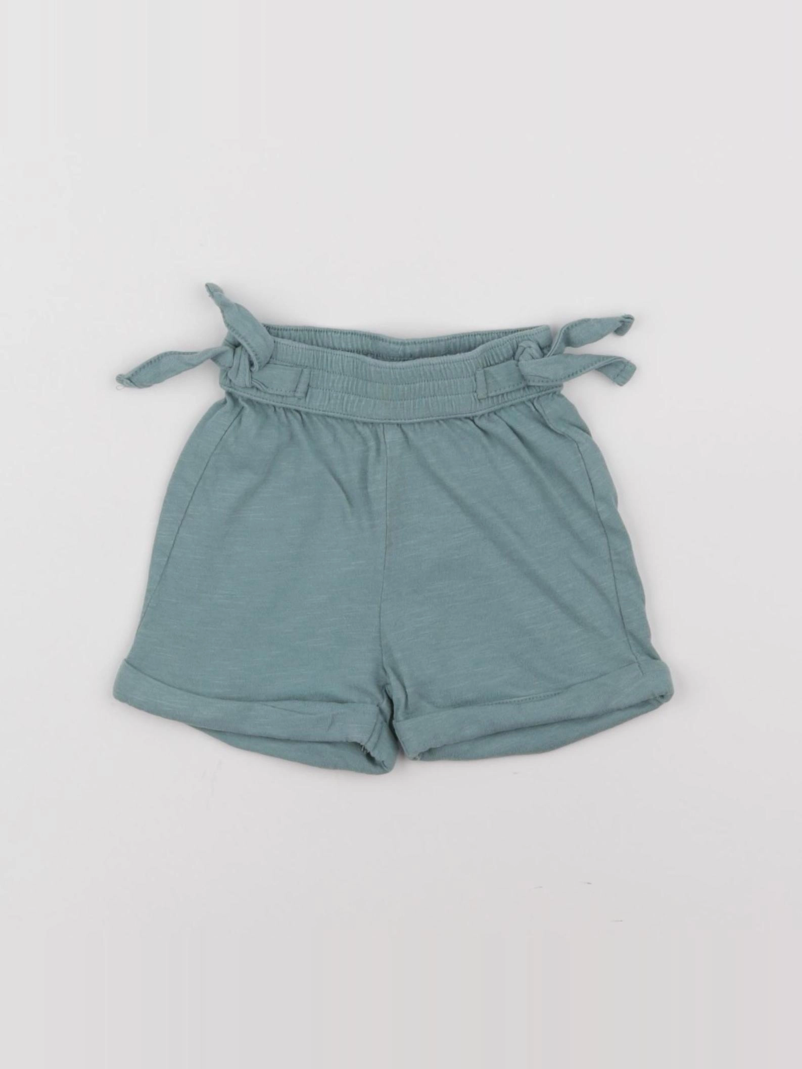 Vertbaudet - short vert - 6 mois