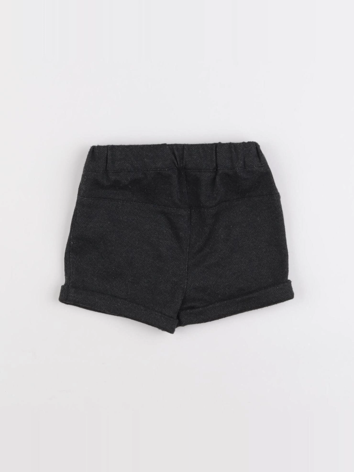 Vertbaudet - short gris - 9 mois