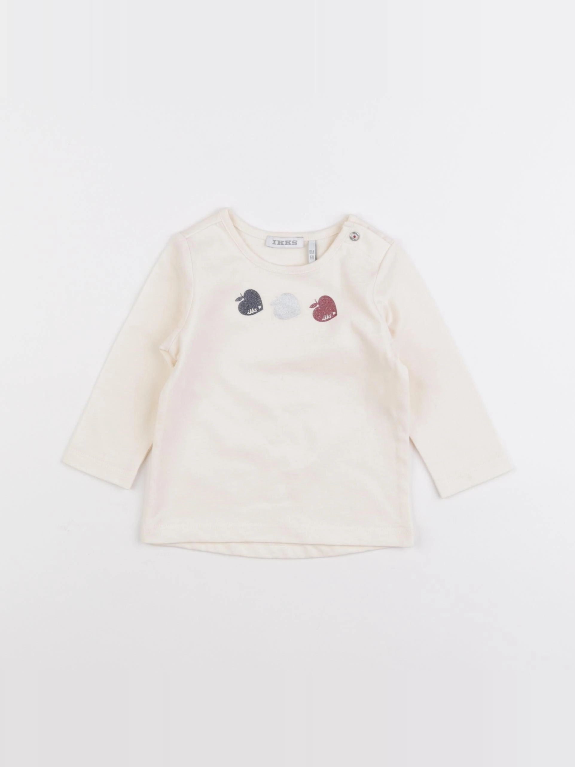 IKKS - tee-shirt beige - 6 mois