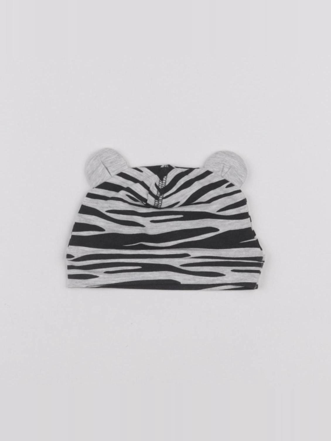 H&M - bonnet de naissance gris, noir - 1 mois