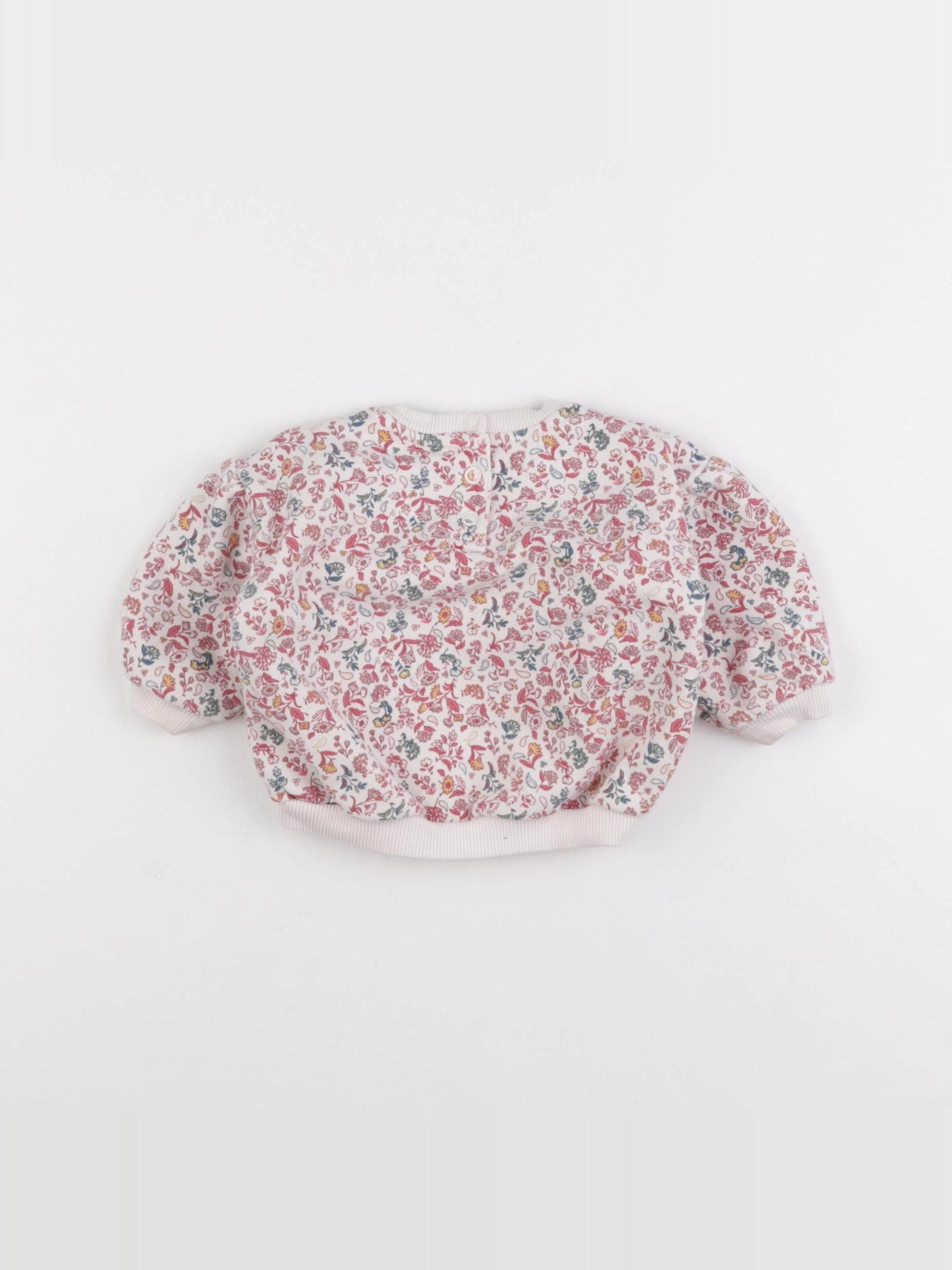 Tape à l'oeil - sweat rose - 6 mois