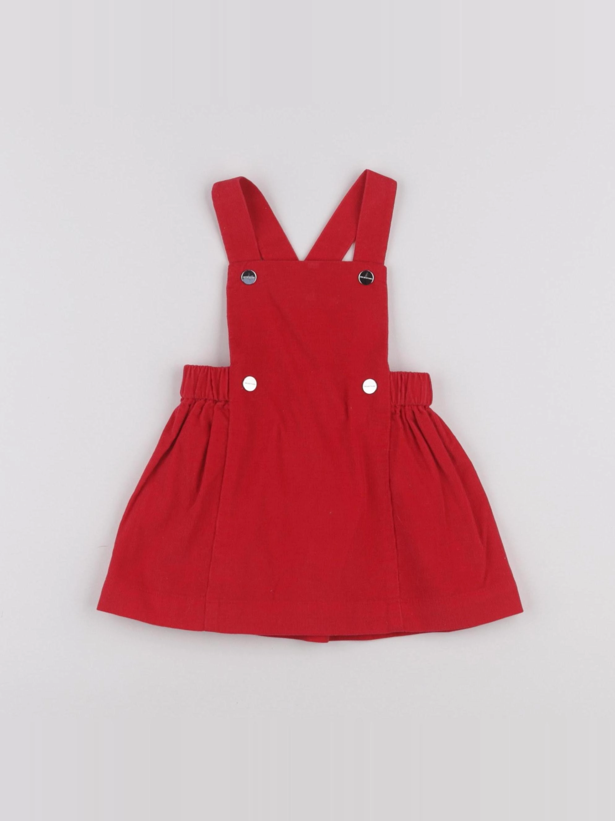 Jacadi - robe rouge - 12 mois