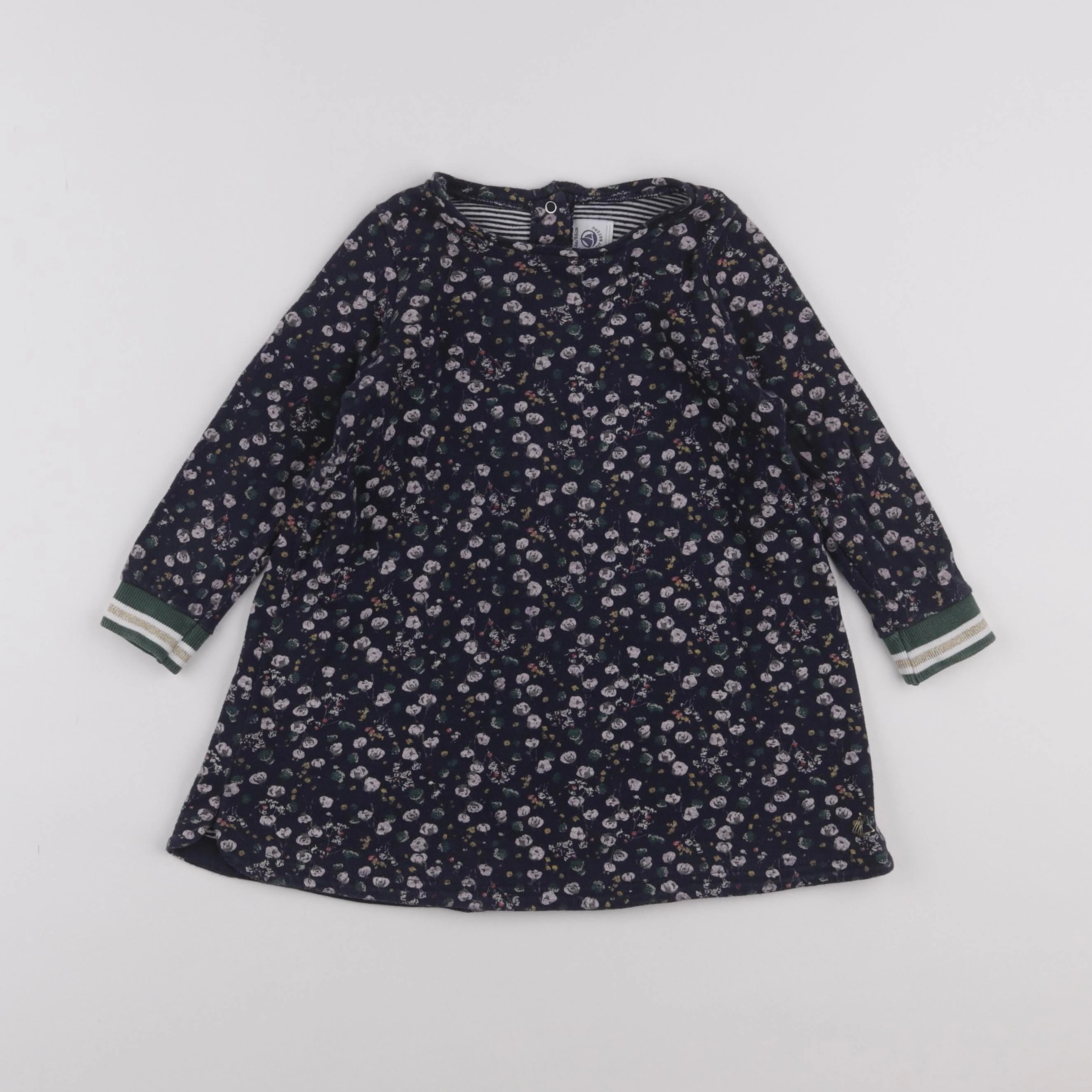 Petit Bateau - robe multicolore - 2 ans