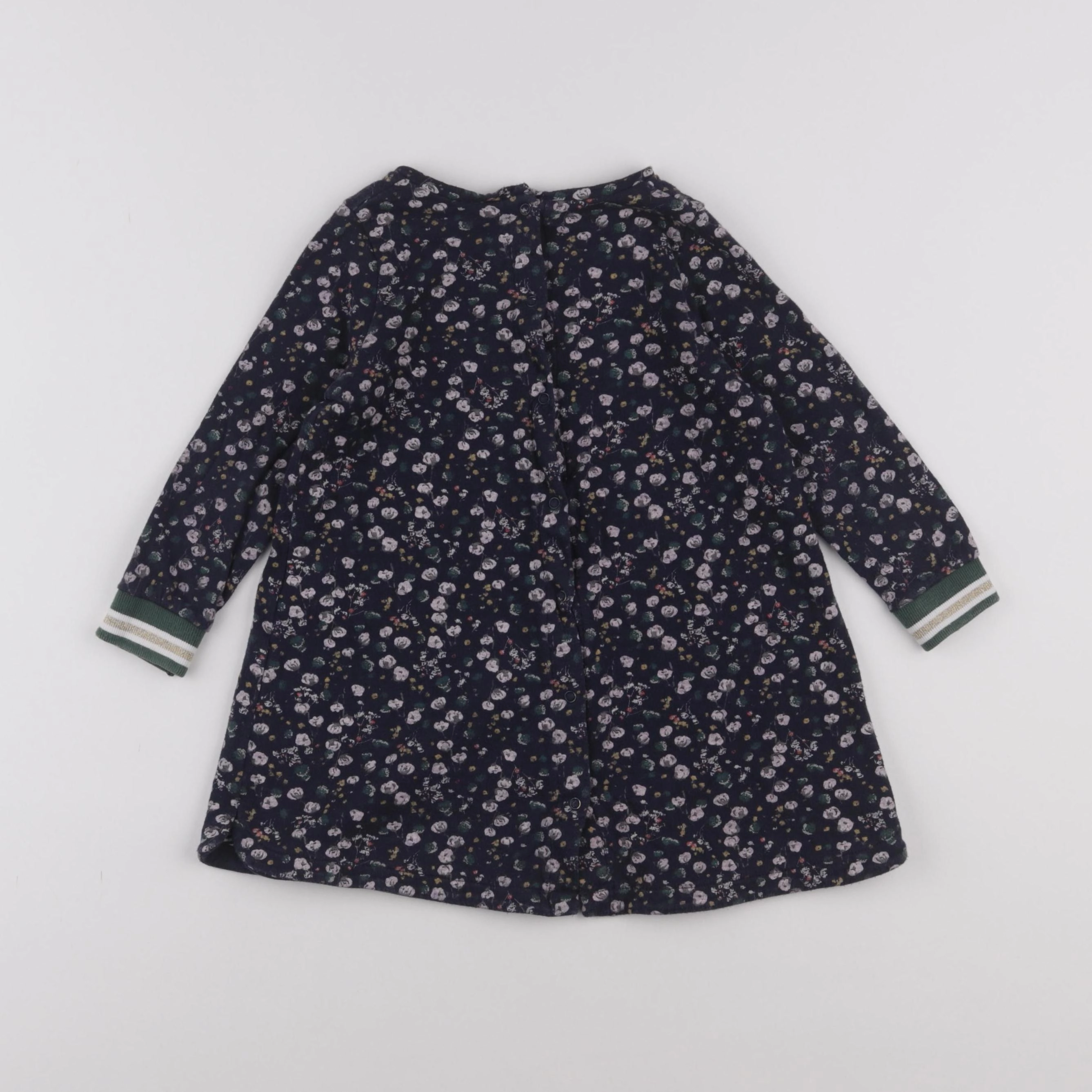 Petit Bateau - robe multicolore - 2 ans