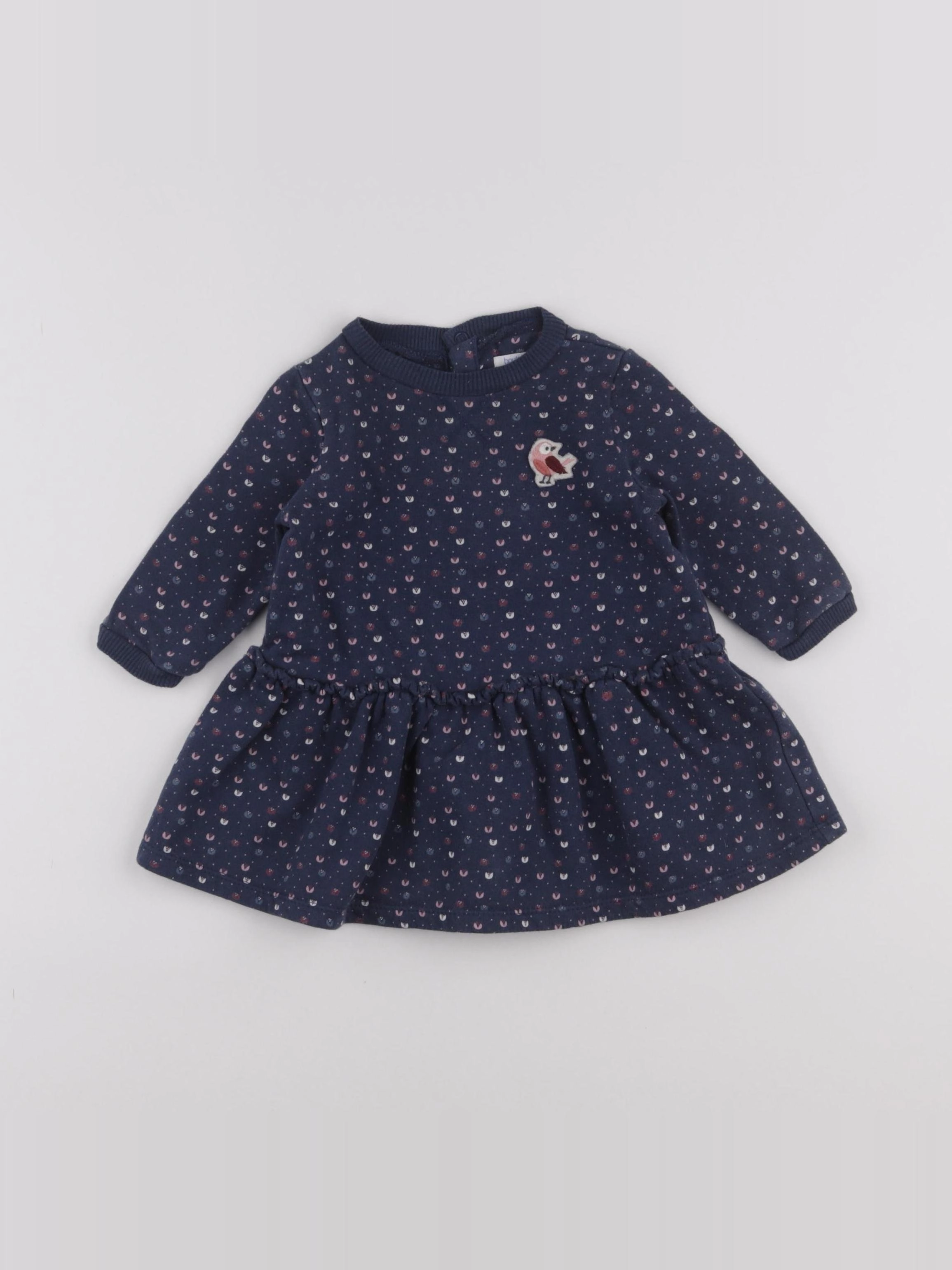 Boutchou - robe bleu - 6 mois