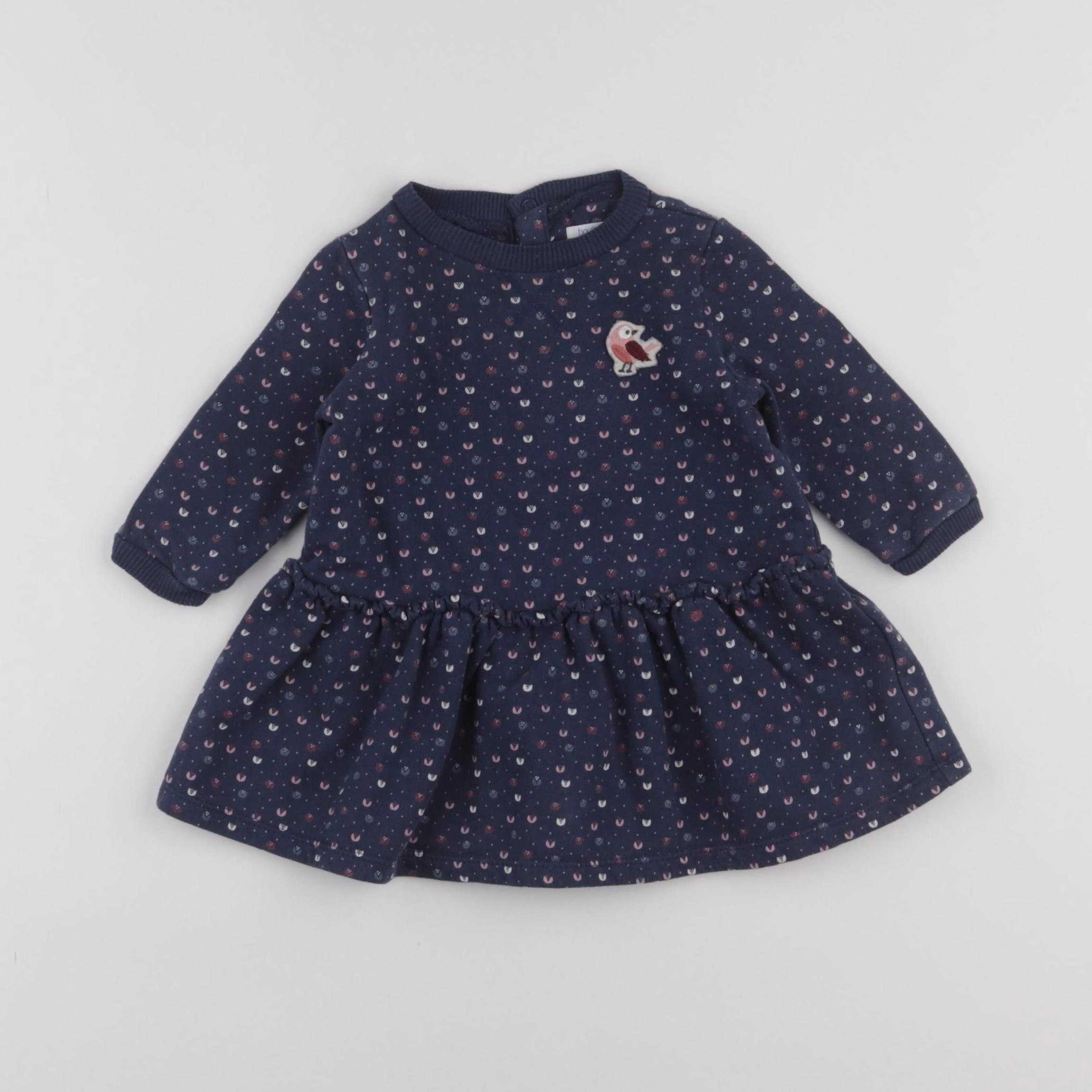 Boutchou - robe bleu - 6 mois