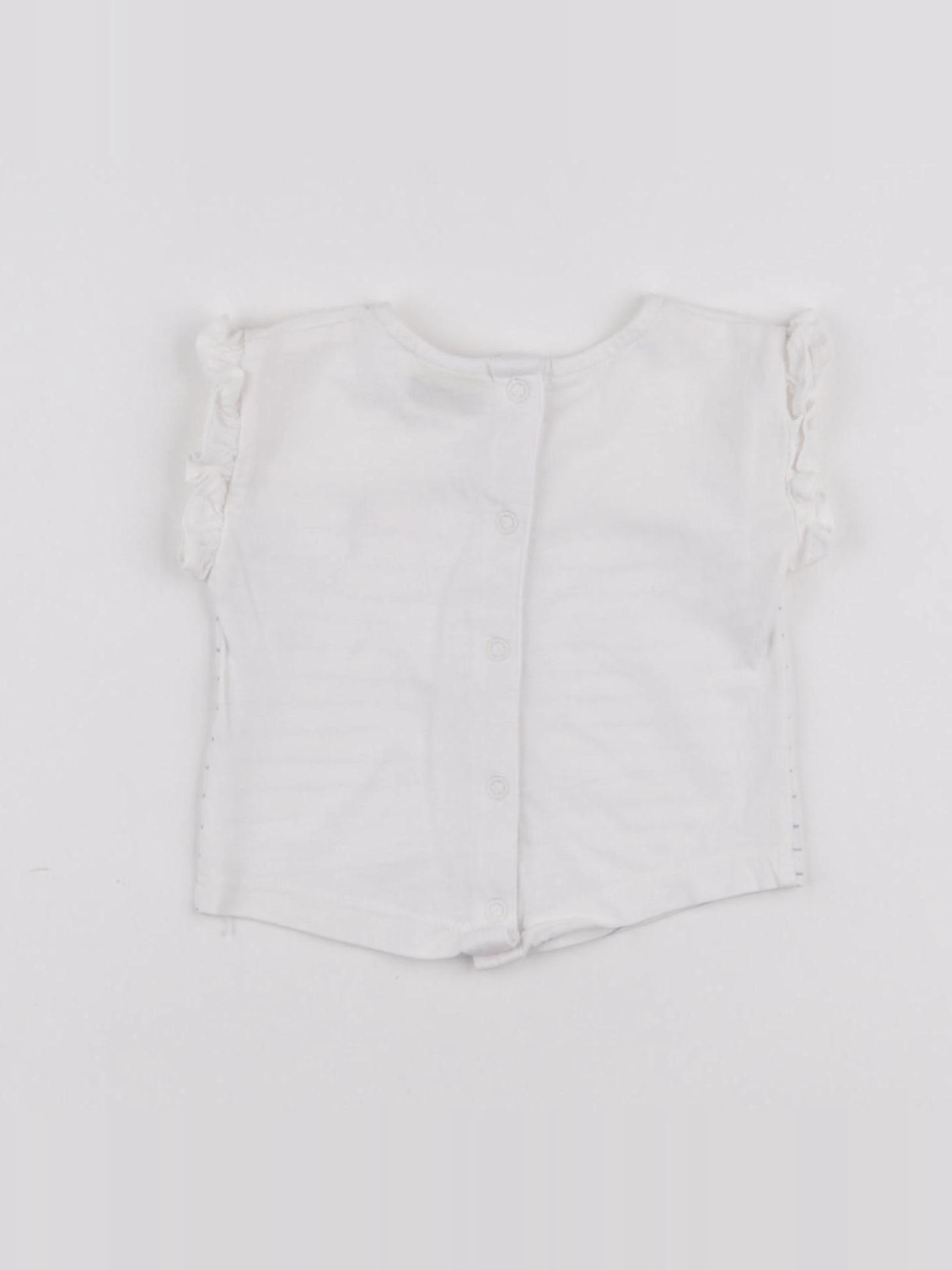 Tape à l'oeil - tee-shirt blanc - 3 mois