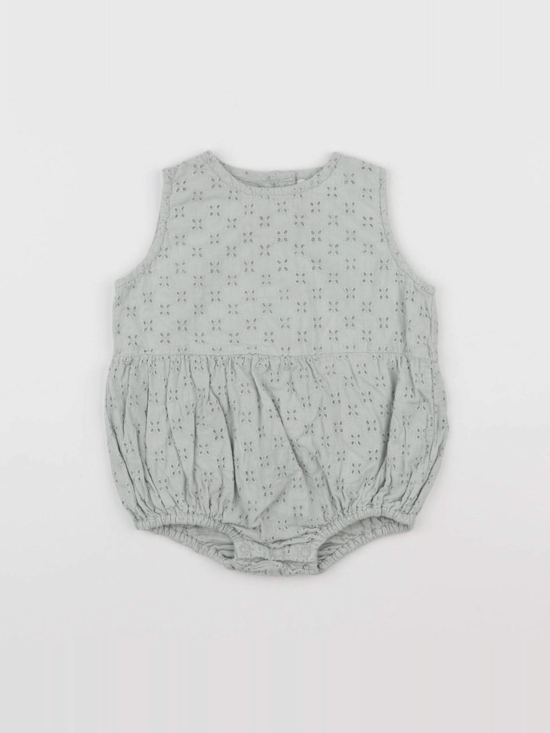 Bouchara - combinaison vert - 6 mois